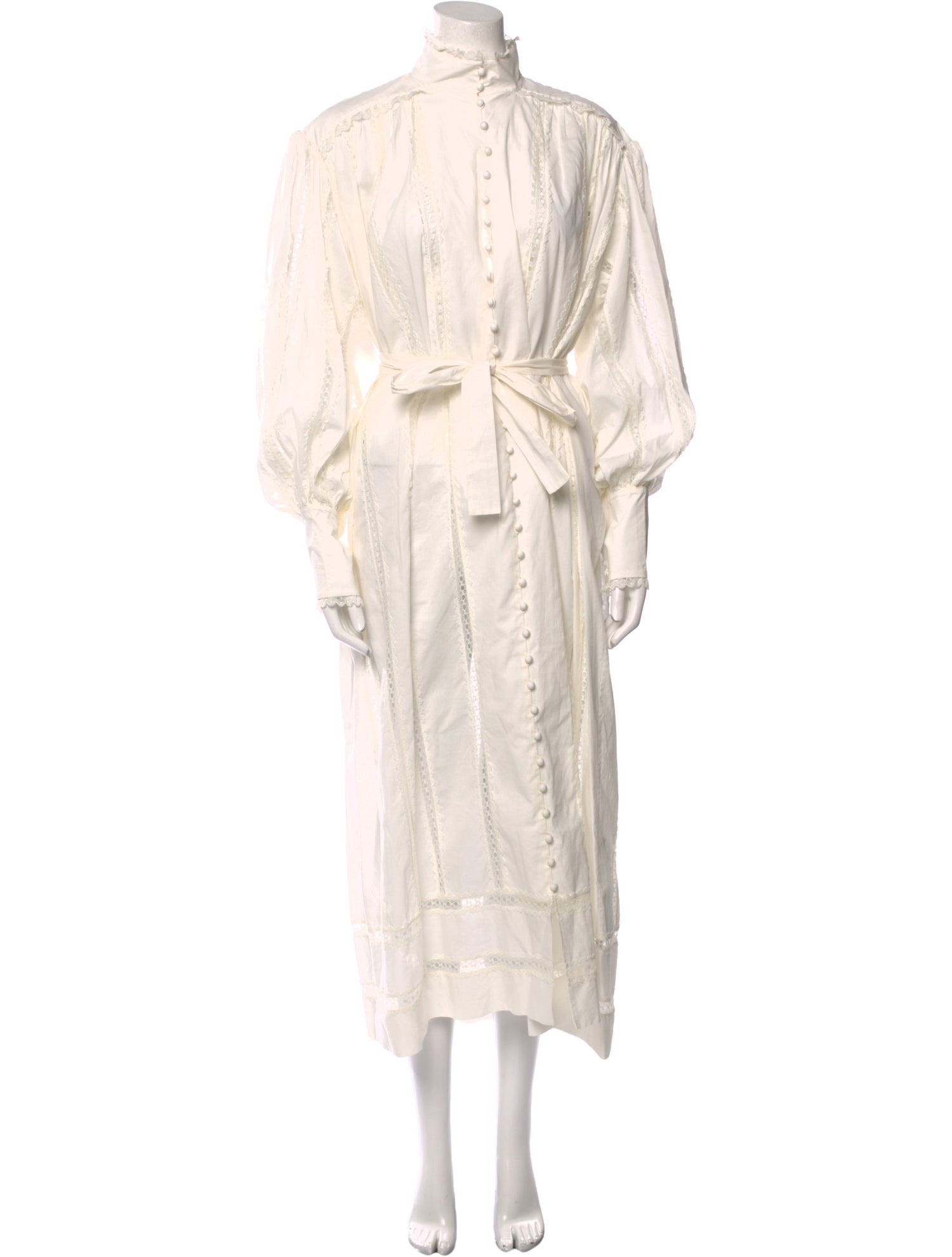 Zimmermann Mock Neck Long Dress