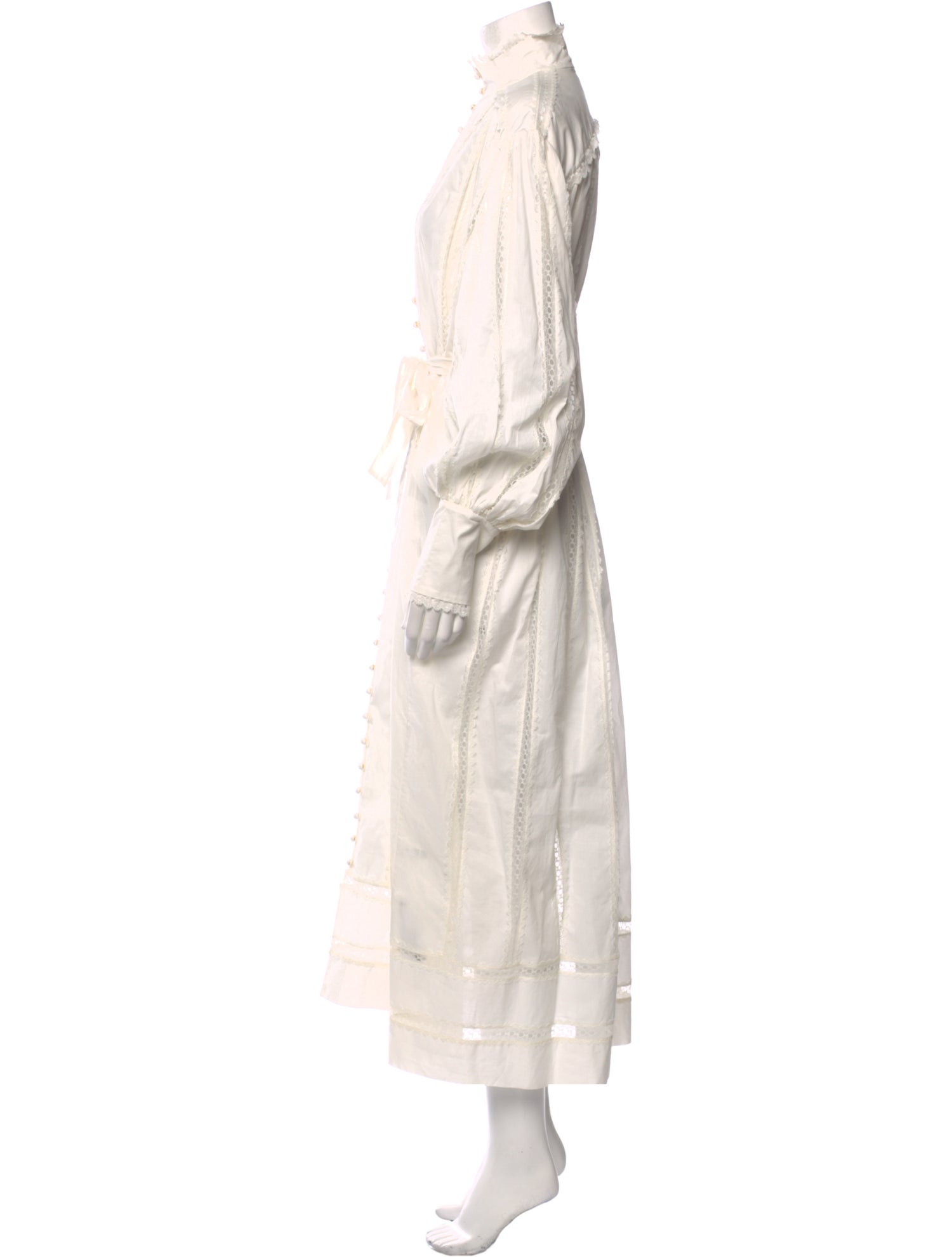 Zimmermann Mock Neck Long Dress