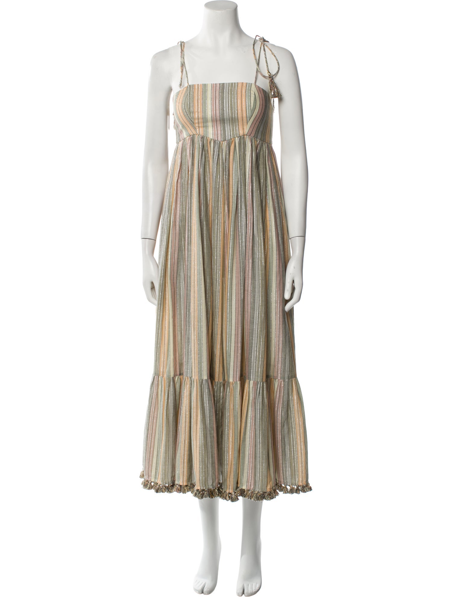 Zimmermann Striped Long Dress