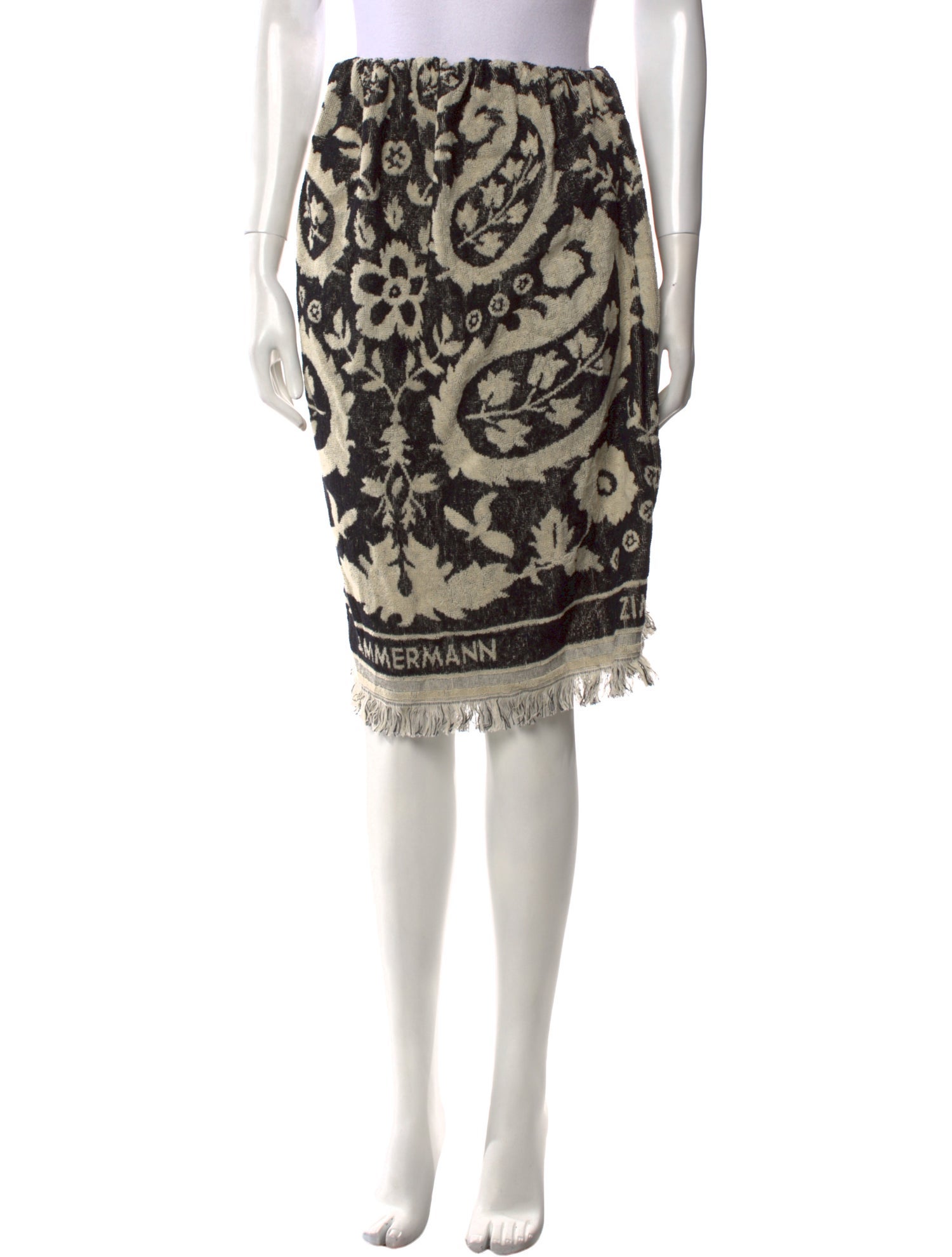 Zimmermann Paisley Print Knee-Length Skirt