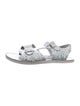 Zimmermann Flat Open Toe Flower Printed Sandal