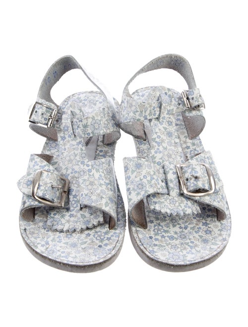 Zimmermann Flat Open Toe Flower Printed Sandal