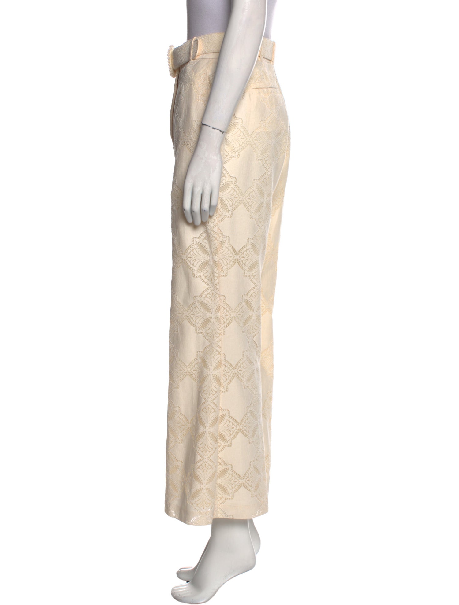 Zimmermann Printed Straight Leg Pants