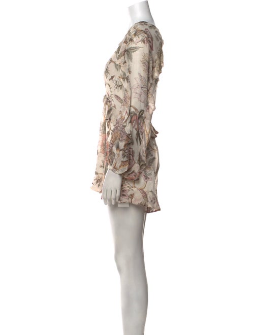 Zimmermann Silk Printed Romper