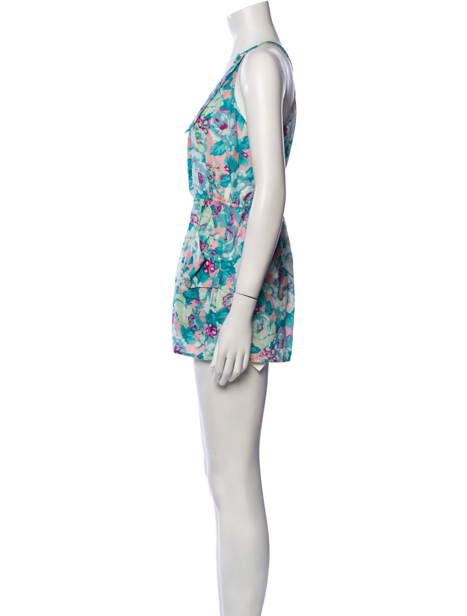 Zimmermann Floral Print Scoop Neck Romper