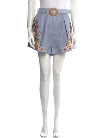 Zimmermann Linen Mini Shorts