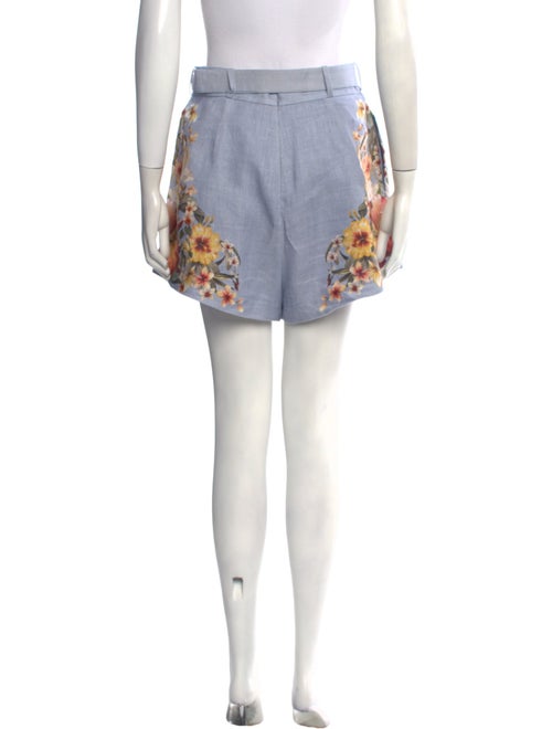 Zimmermann Linen Mini Shorts