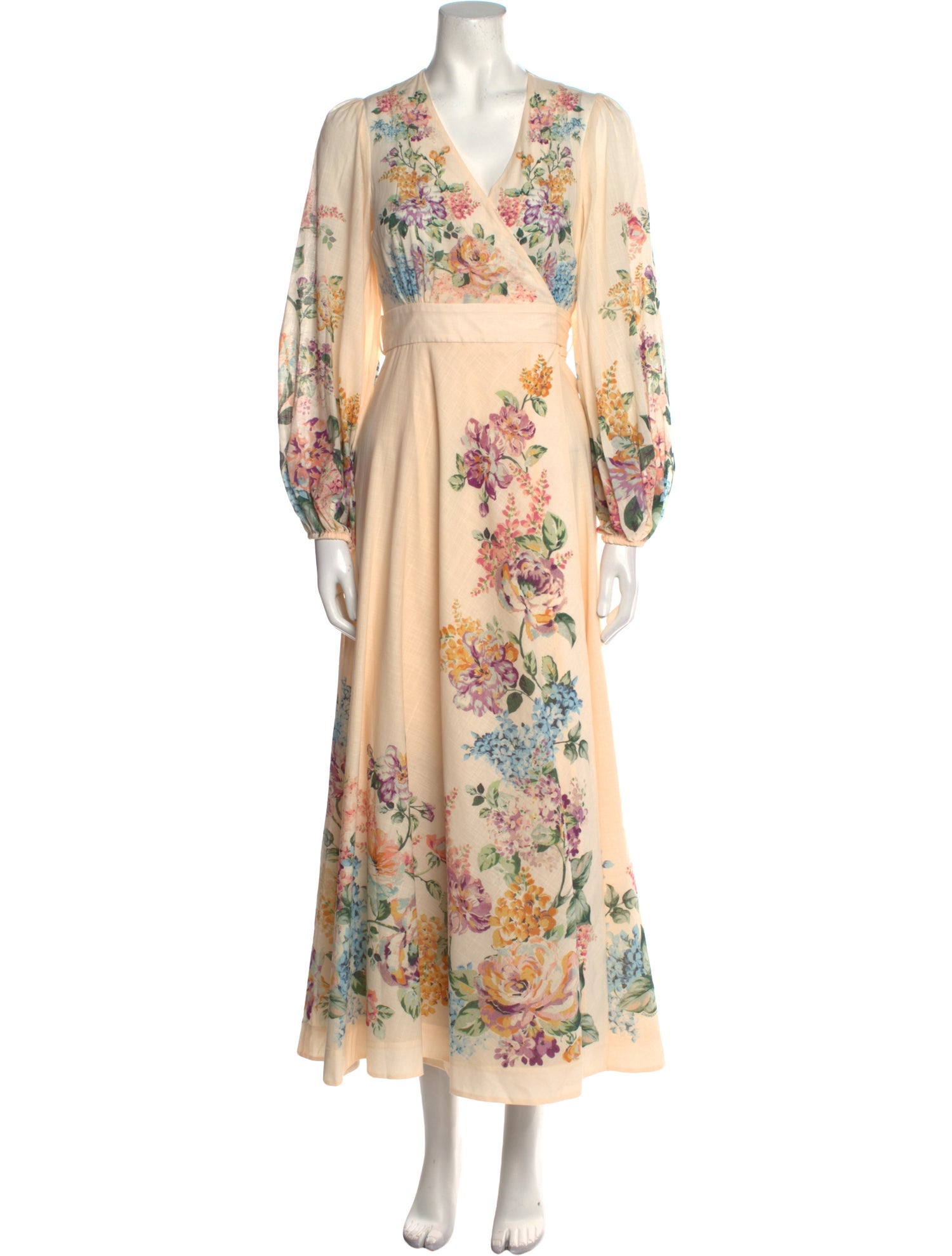 Zimmermann Floral Print Long Dress