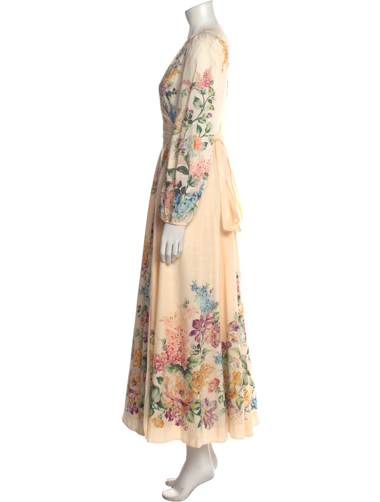Zimmermann Floral Print Long Dress