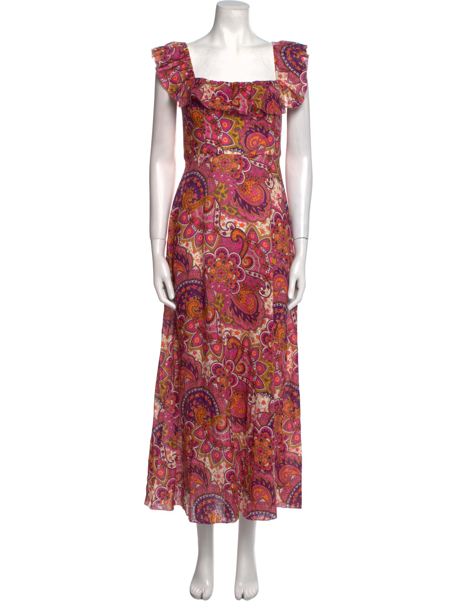 Zimmermann Linen Midi Length Dress