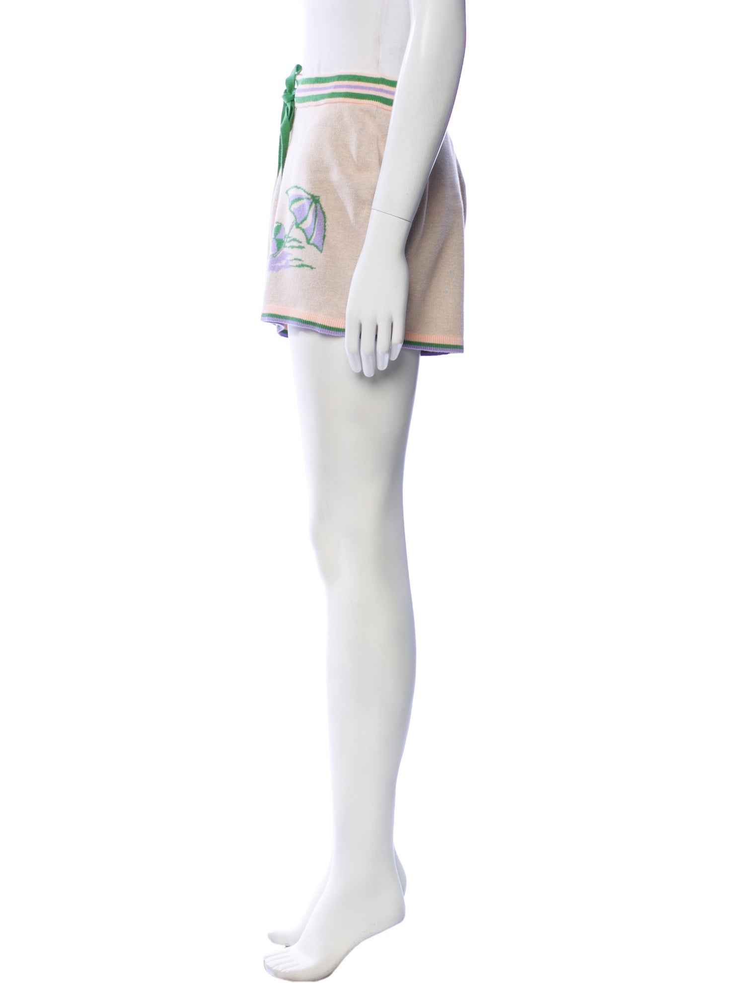 Zimmermann Printed Mini Shorts