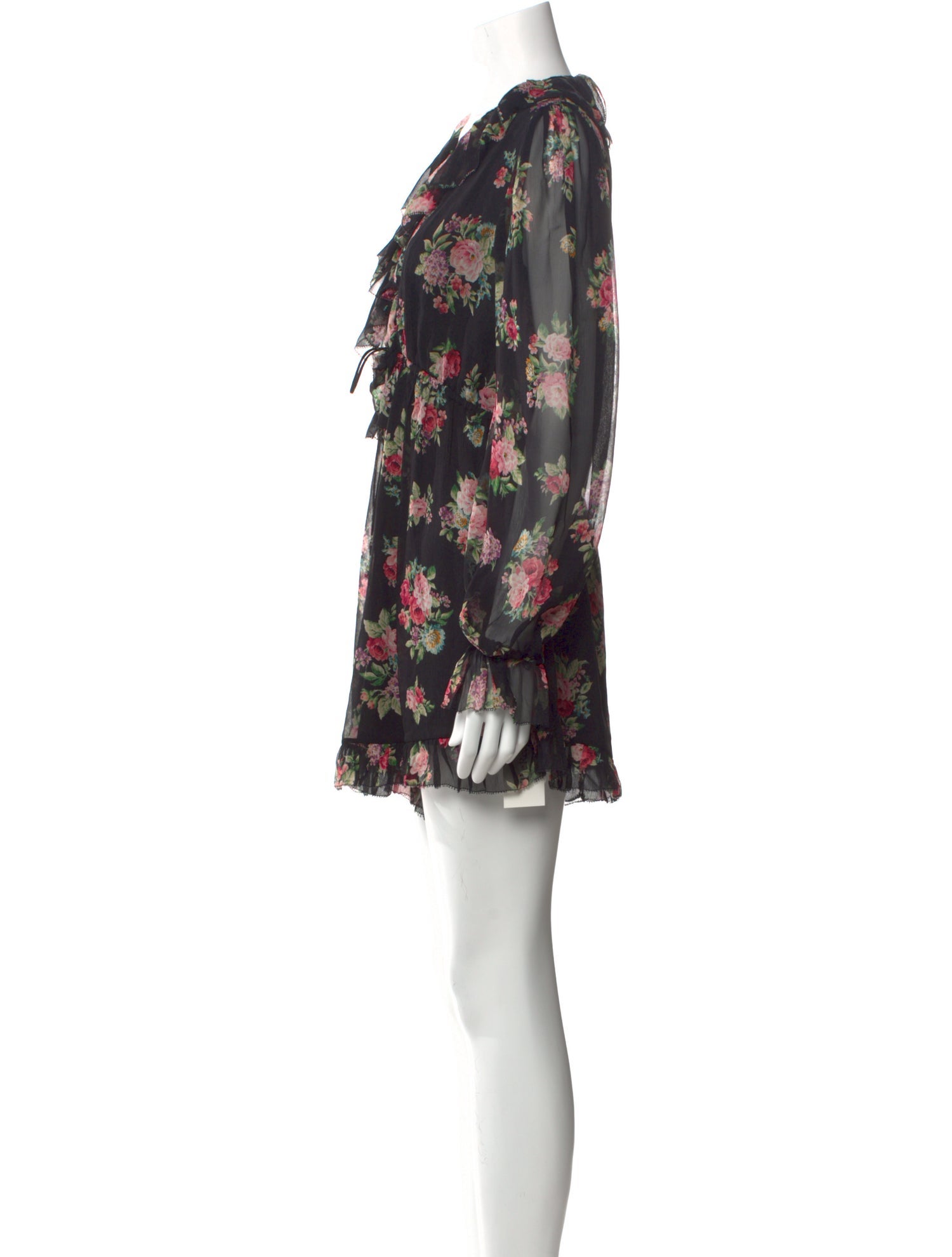 Zimmermann Silk Floral Print Romper