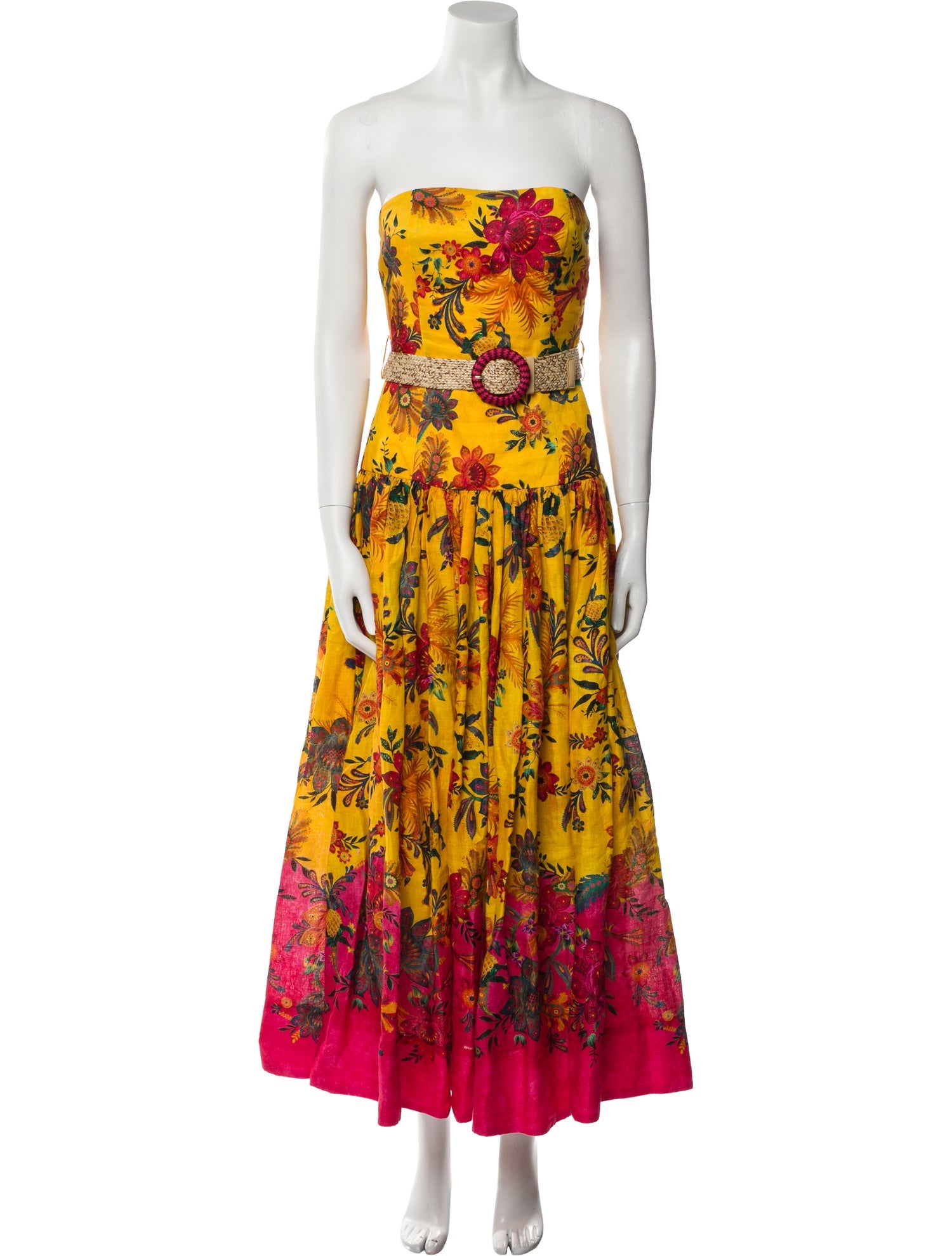 Zimmermann Floral Print Midi Length Dress w/ Tags