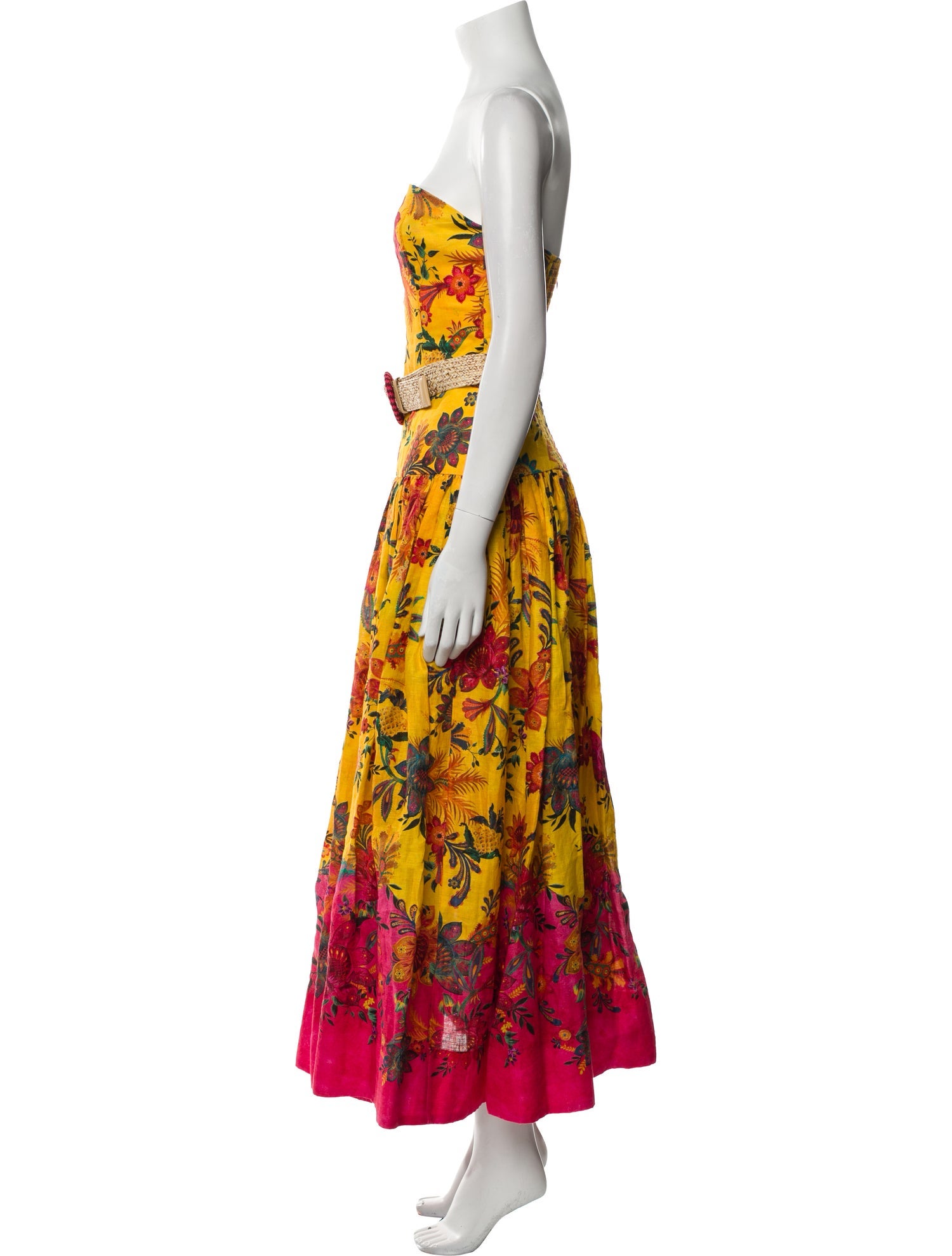 Zimmermann Floral Print Midi Length Dress w/ Tags