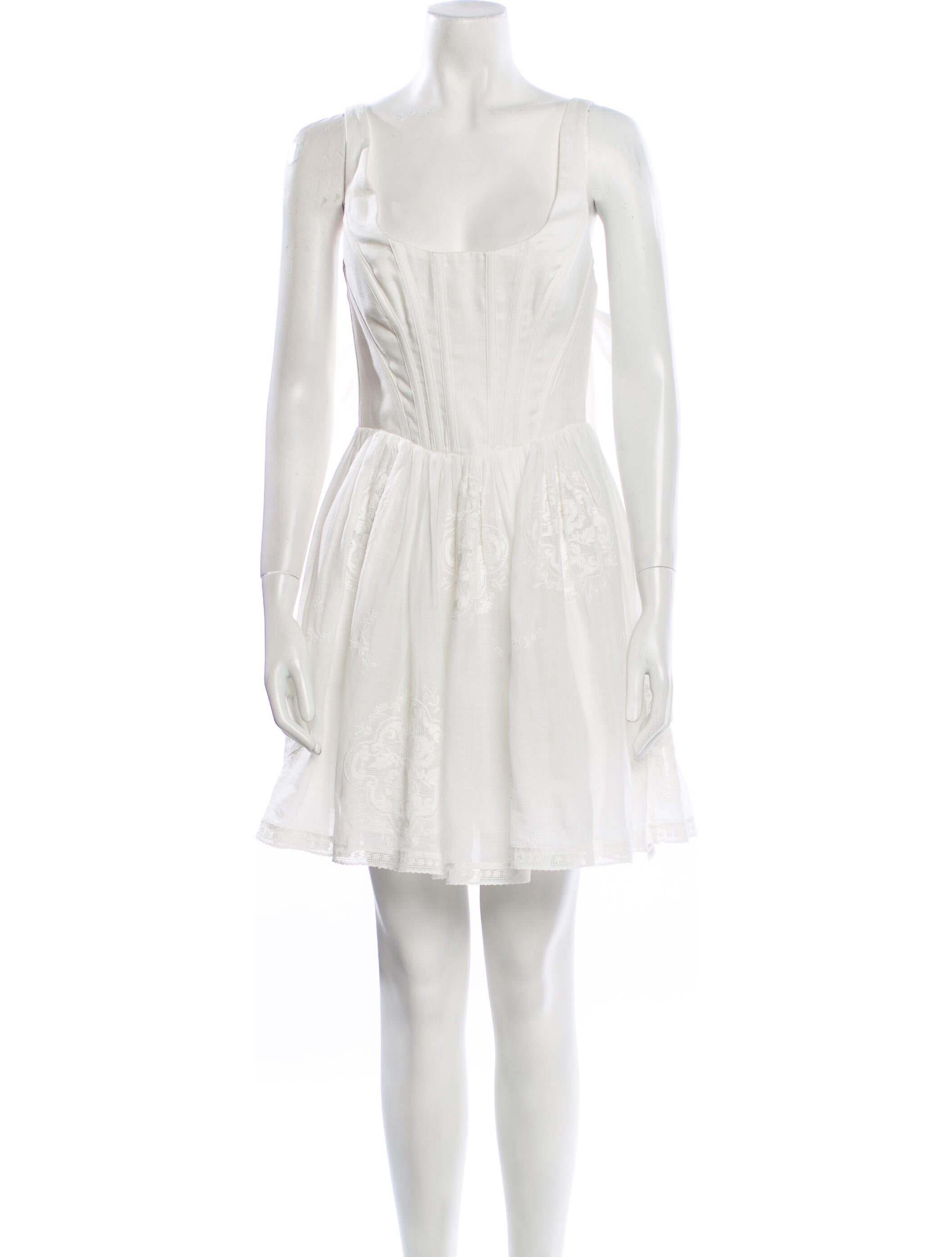 Zimmermann Square Neckline Mini Dress