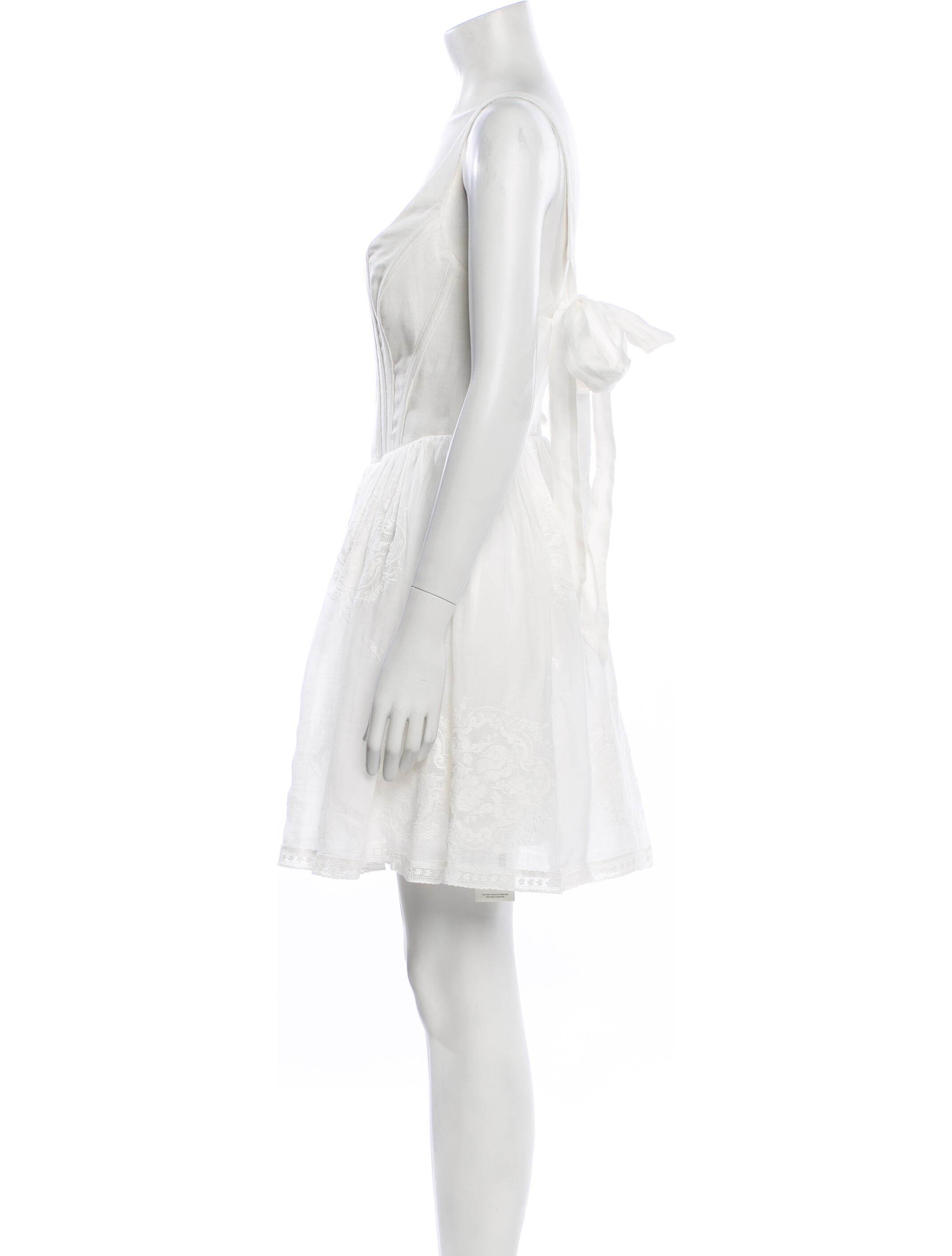 Zimmermann Square Neckline Mini Dress