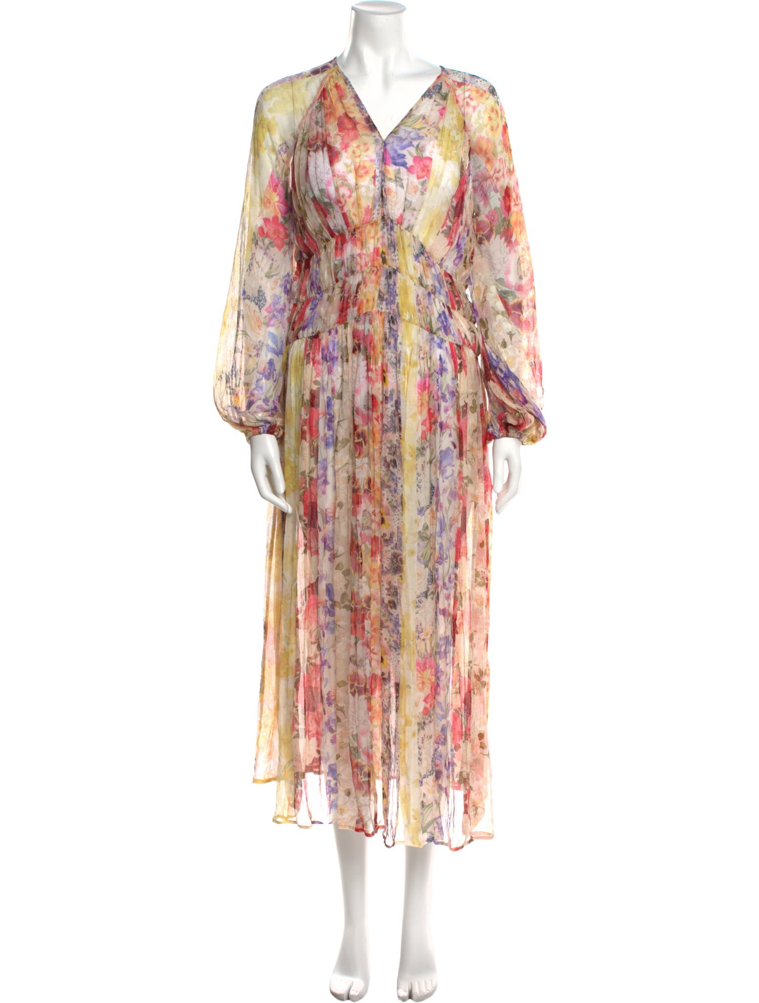 Zimmermann Printed Long Dress w/ Tags
