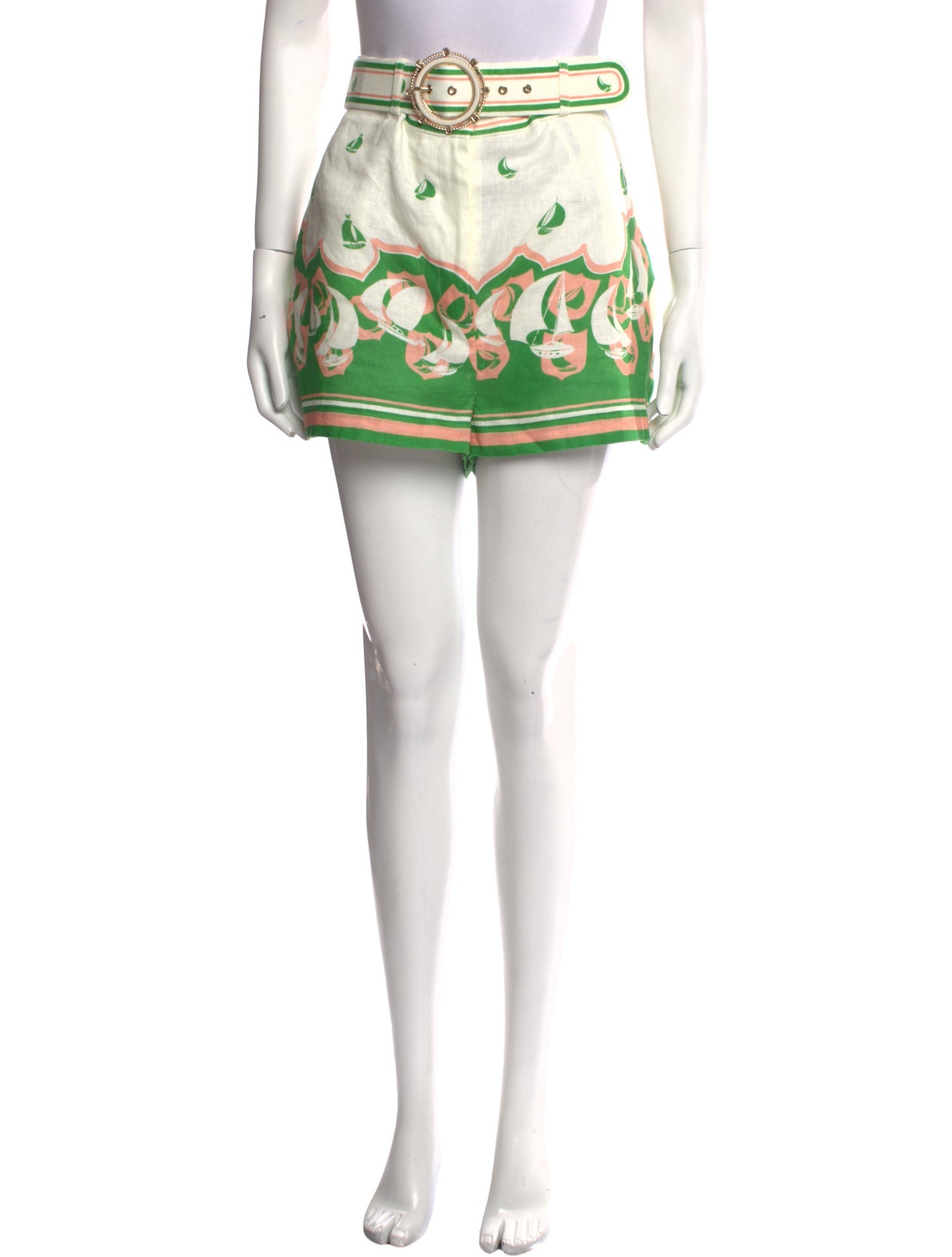 Zimmermann Linen Mini Shorts