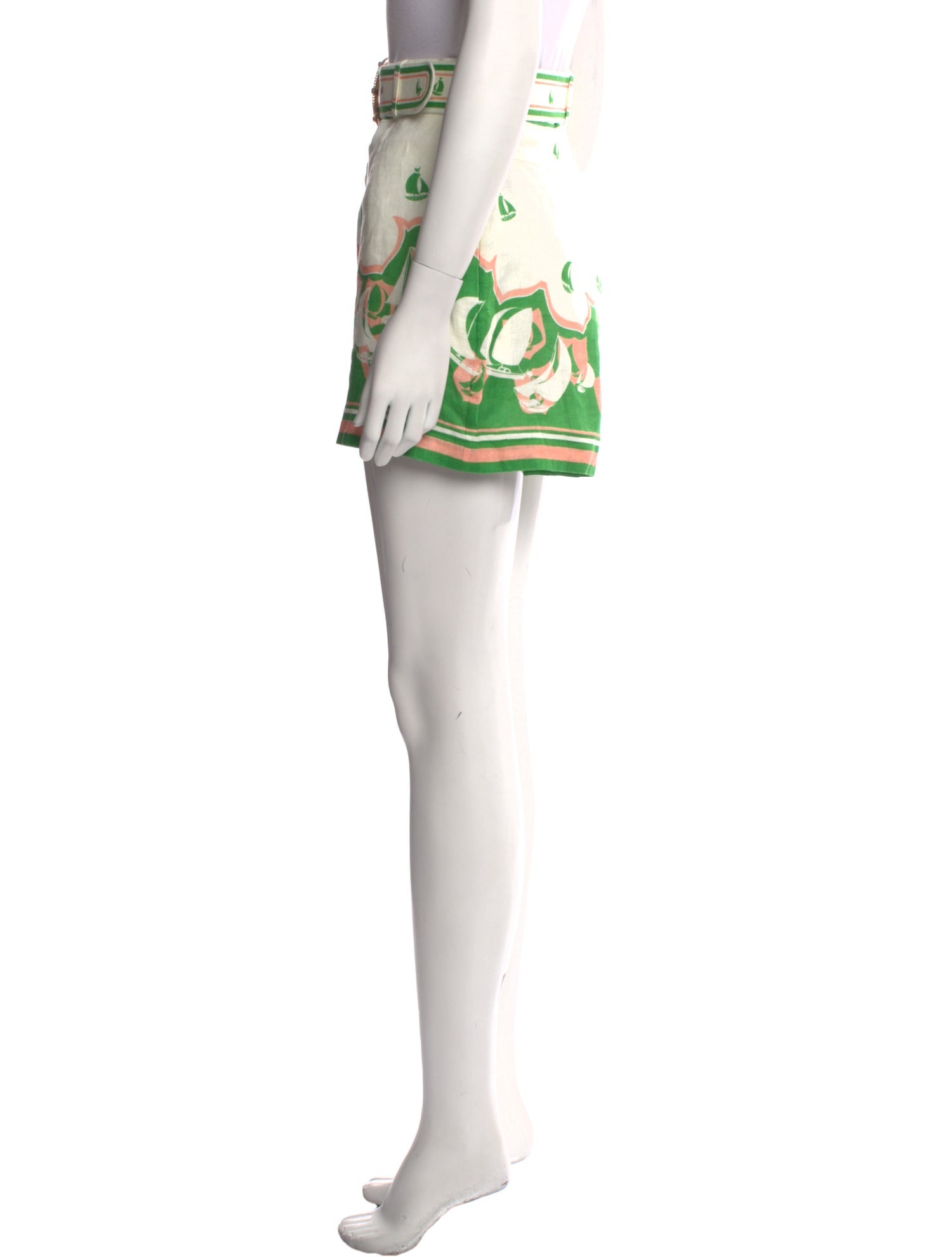 Zimmermann Linen Mini Shorts