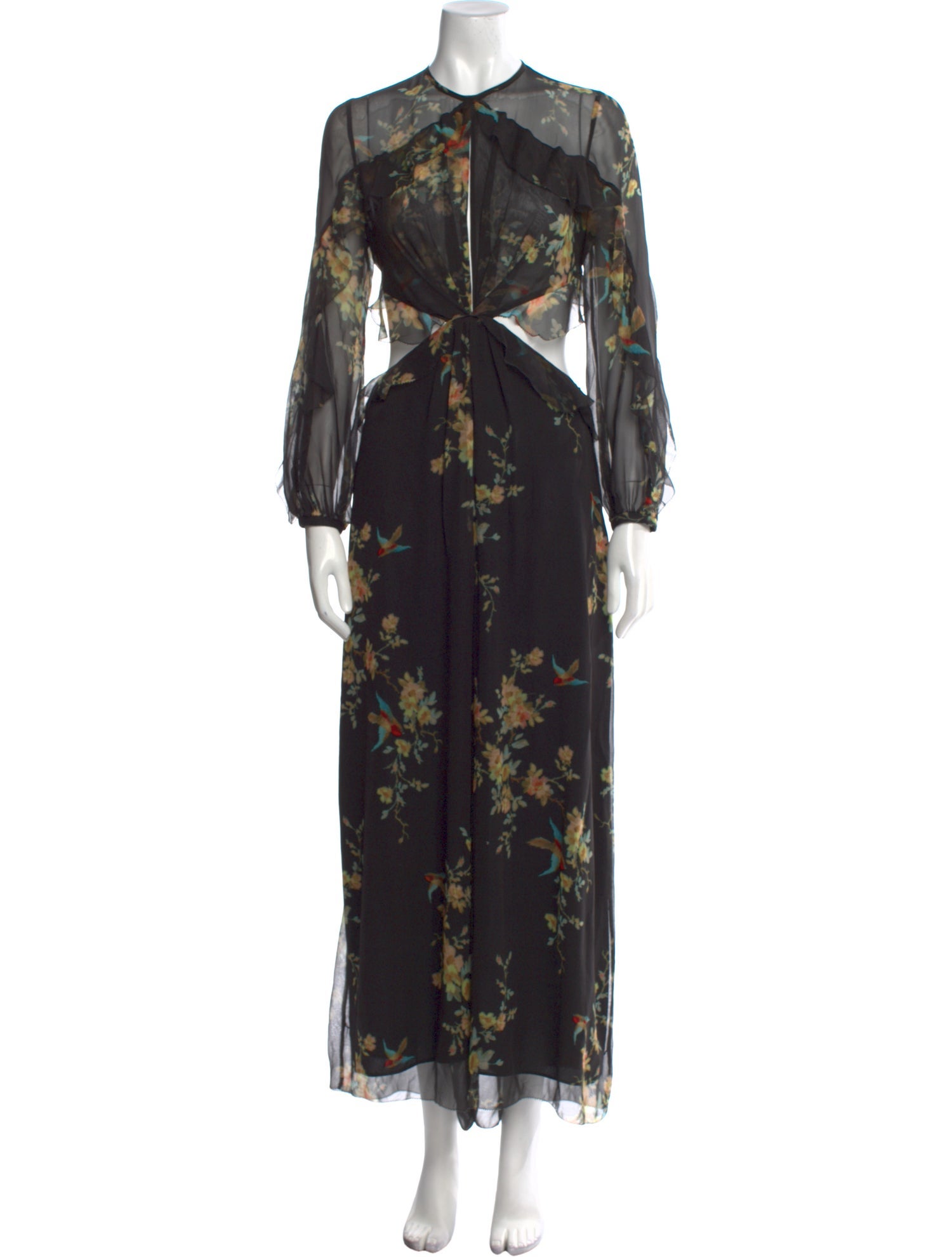 Zimmermann Silk Floral Print Jumpsuit