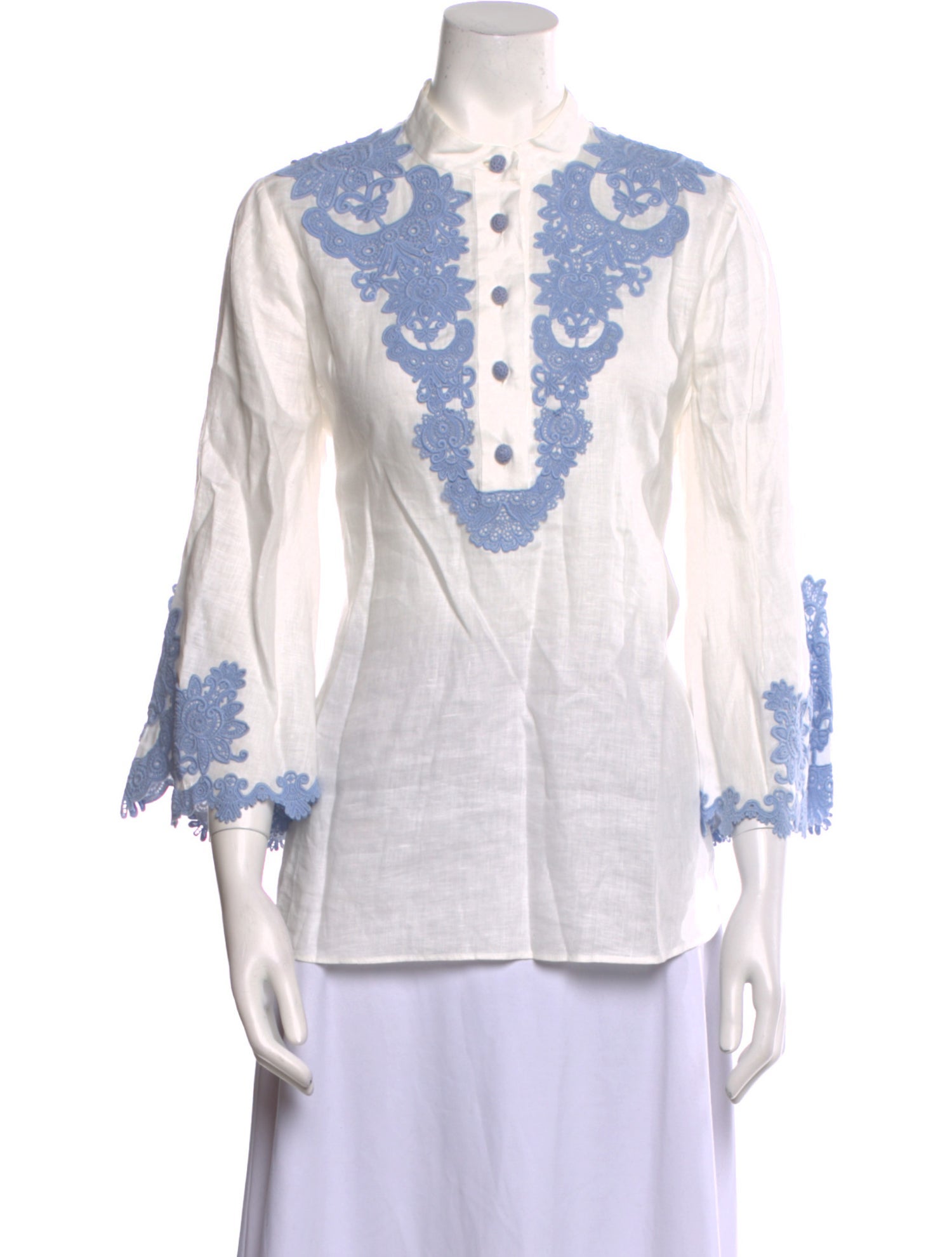 Zimmermann Linen Printed Tunic w/ Tags