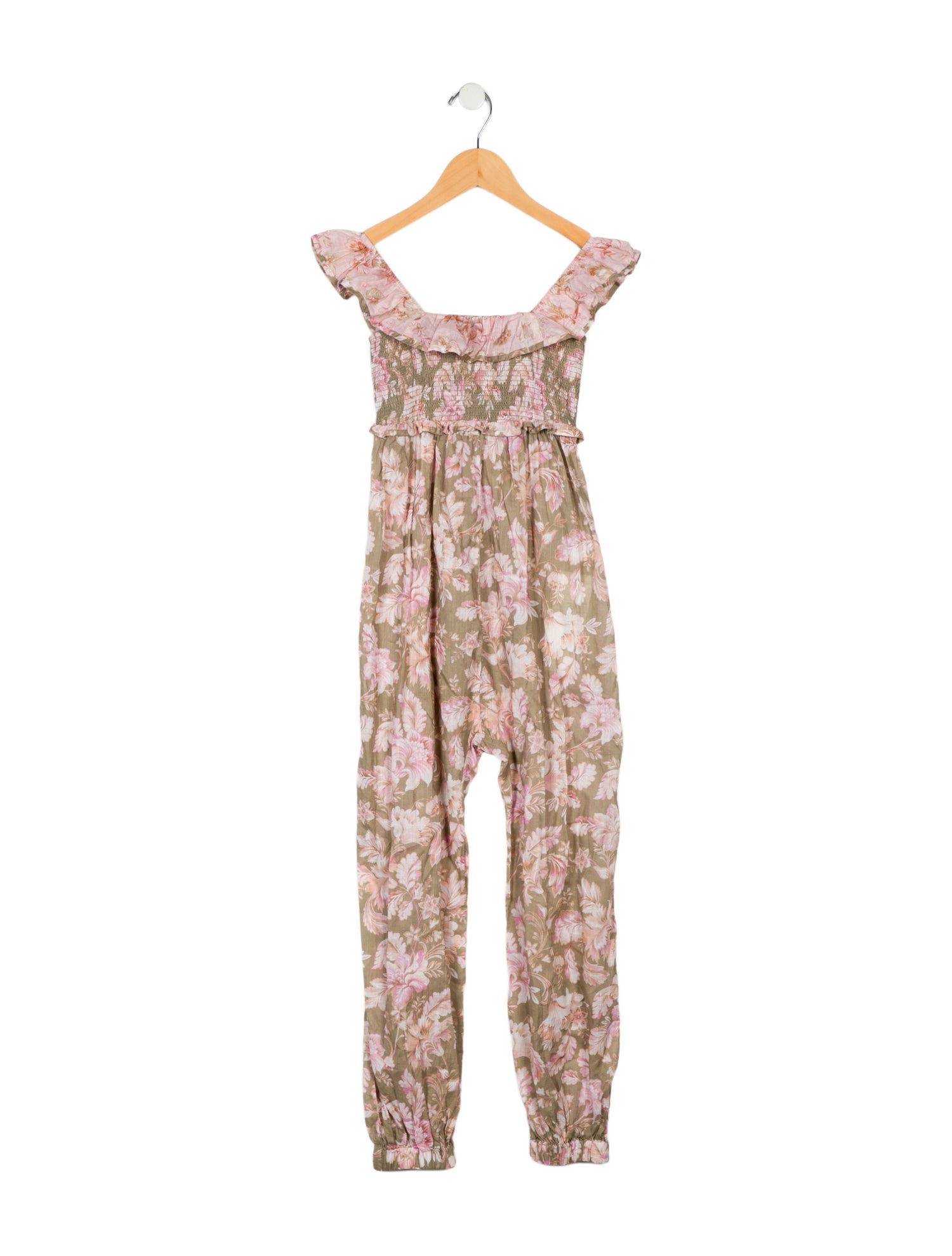 Zimmermann Kid Girls' Sleeveless Printed Jumpsuit