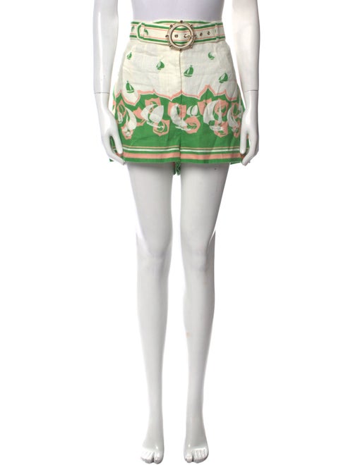 Zimmermann Linen Mini Shorts