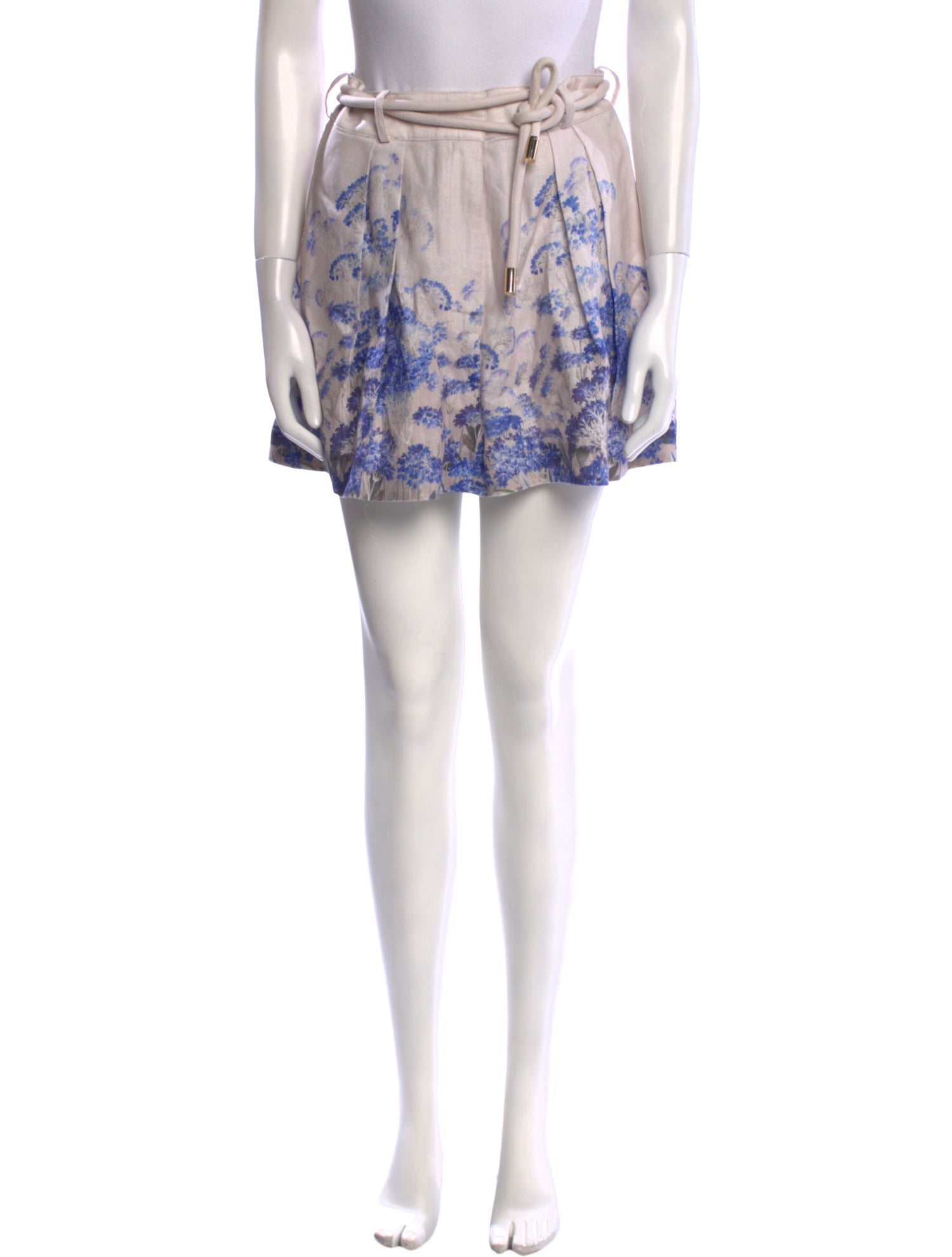 Zimmermann Linen Mini Shorts