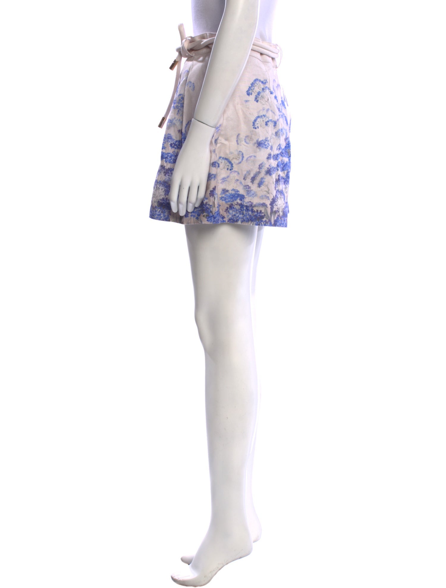 Zimmermann Linen Mini Shorts