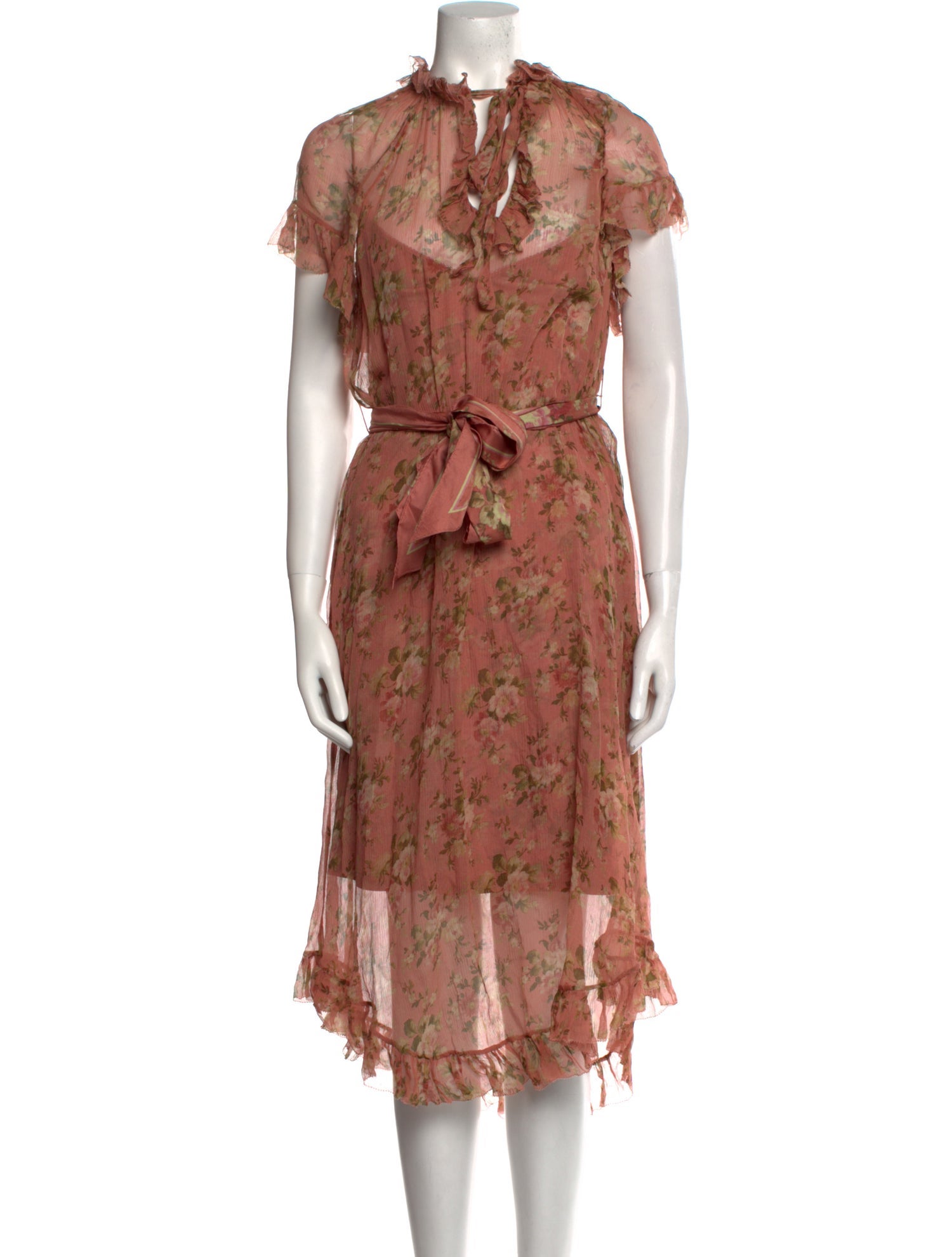 Zimmermann Silk Knee-Length Dress