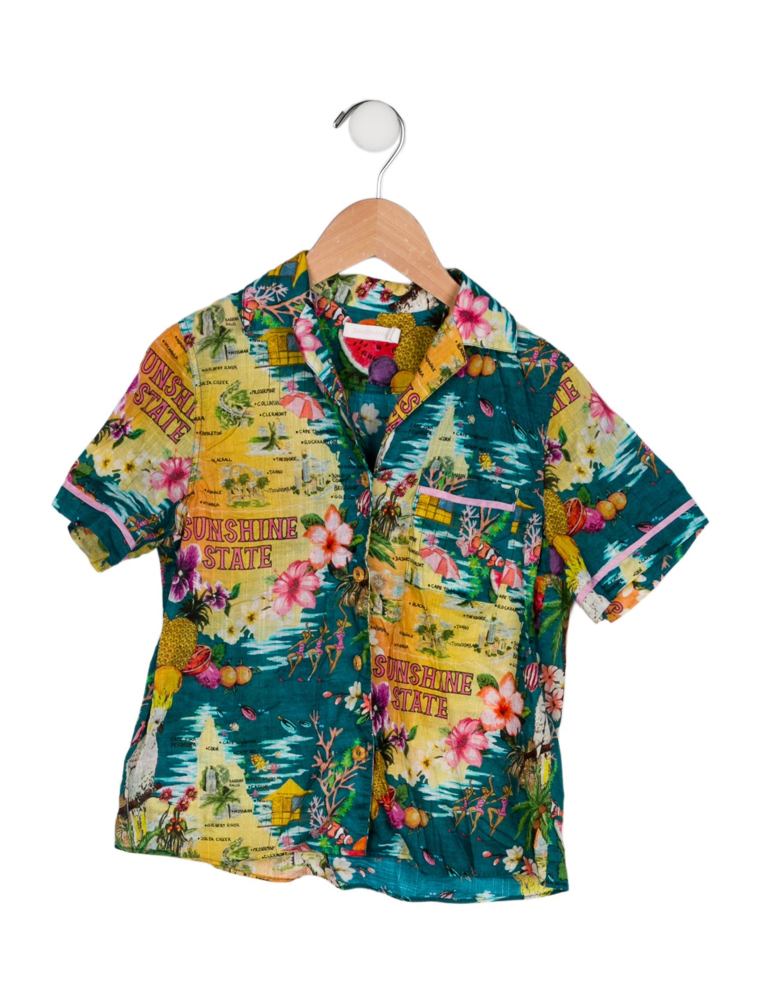 Zimmermann Girls' Patterned Shirt