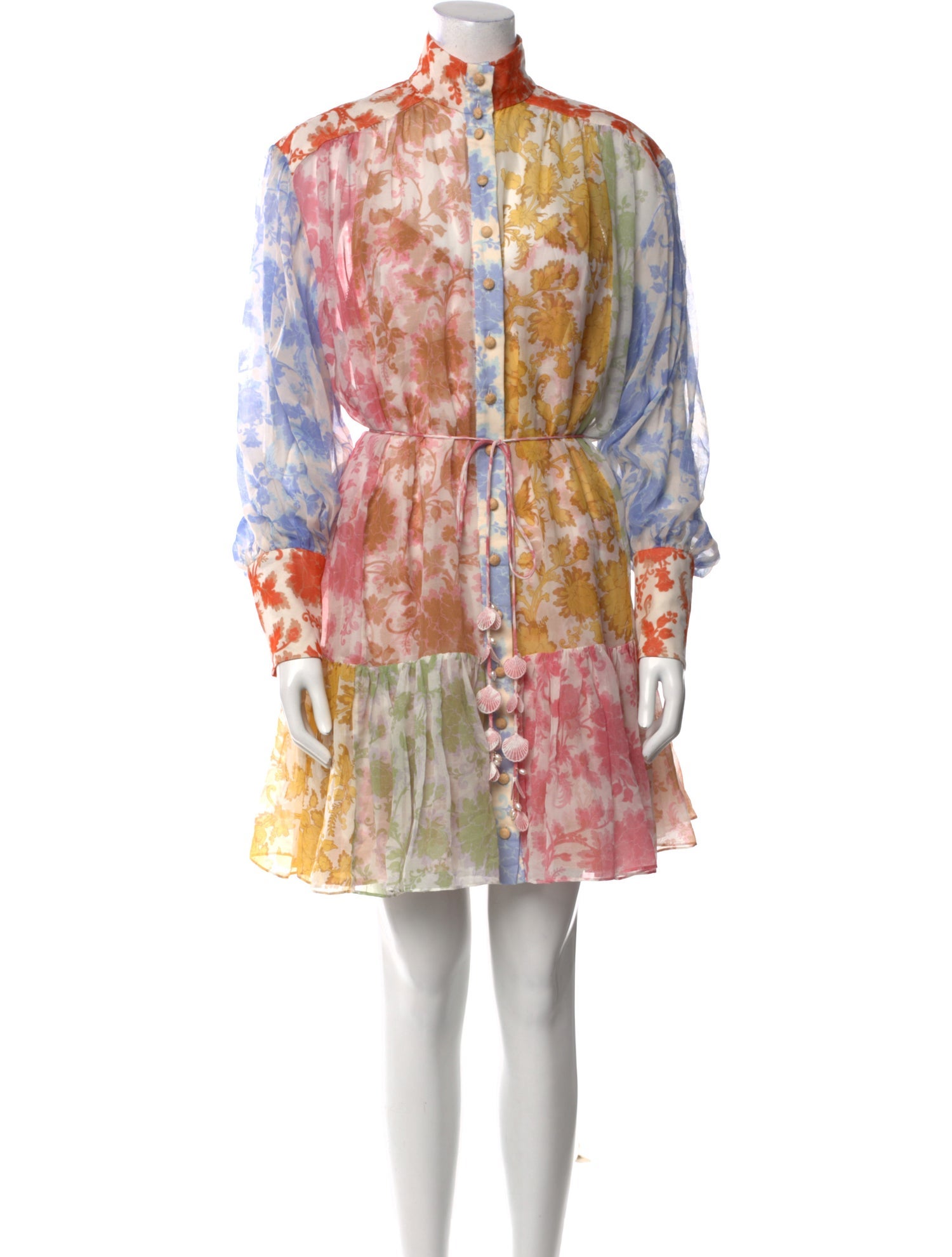 Zimmermann Floral Print Mini Dress