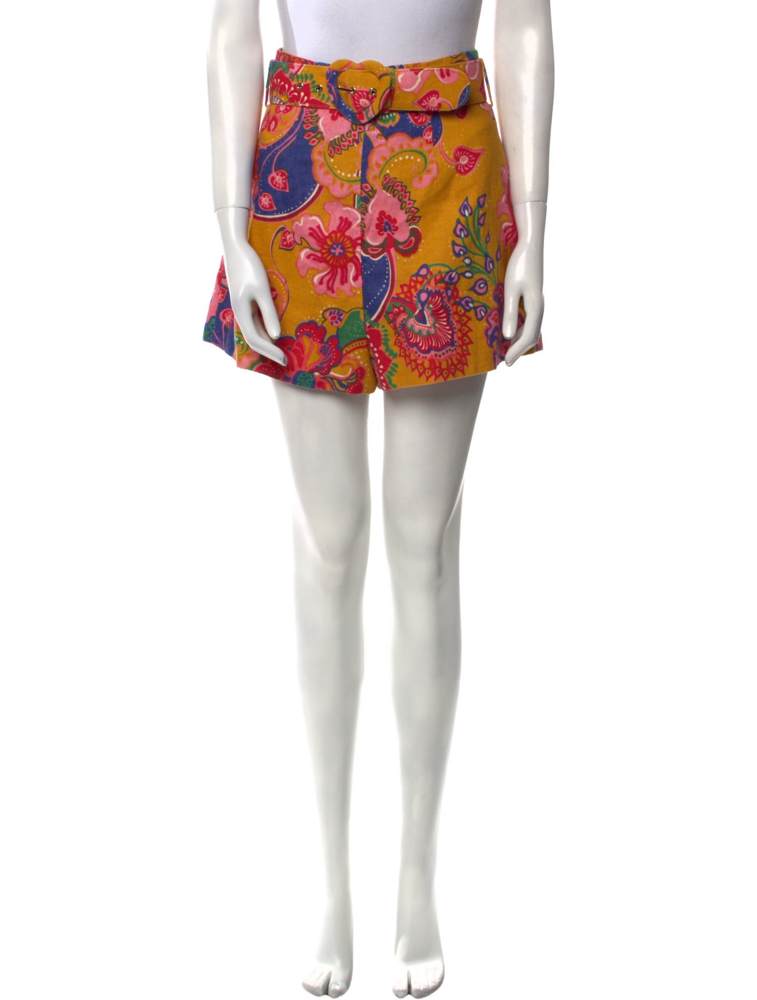 Zimmermann Linen Mini Shorts