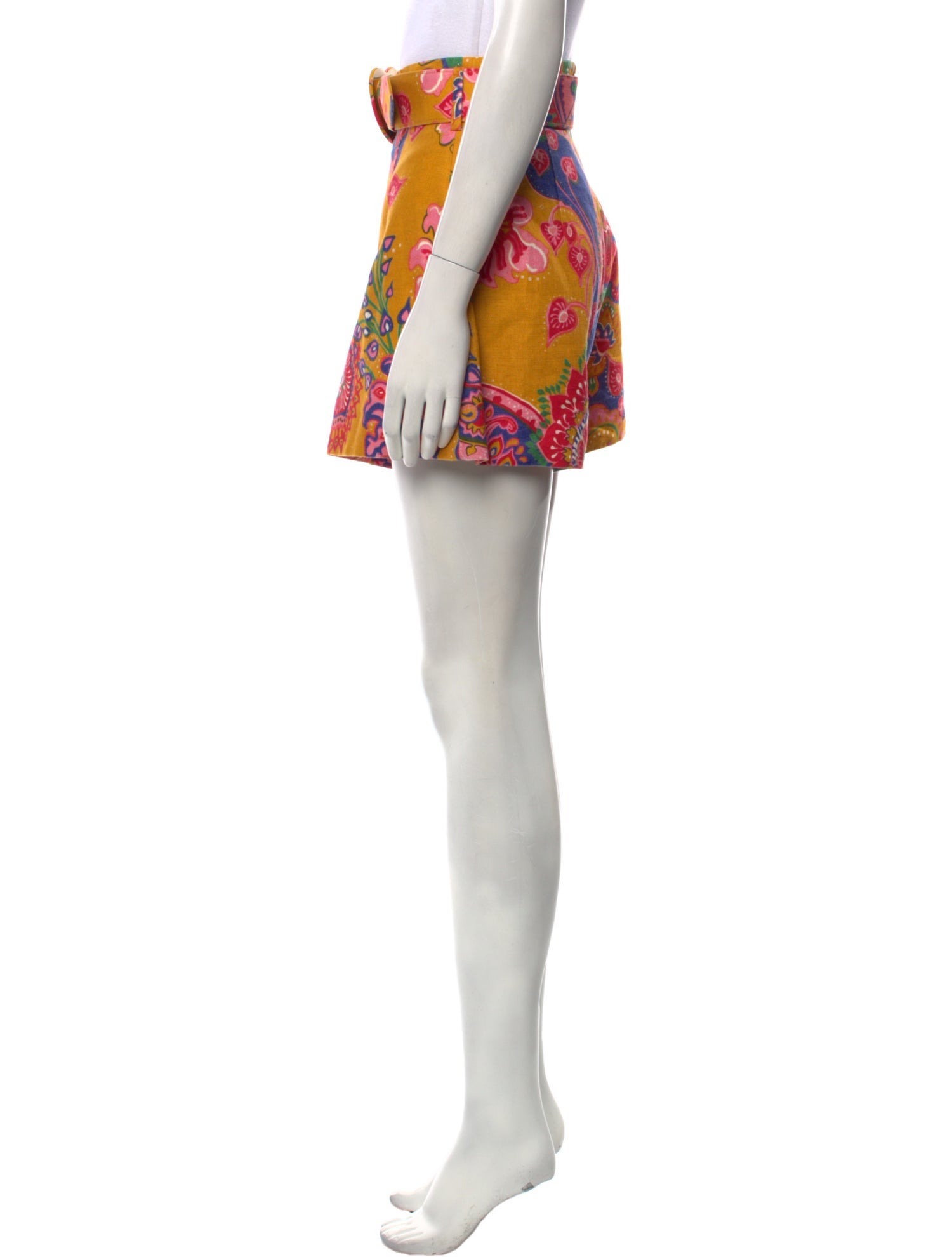 Zimmermann Linen Mini Shorts