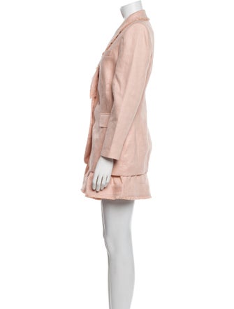 Zimmermann Linen Fringe Trim Accent Pantsuit