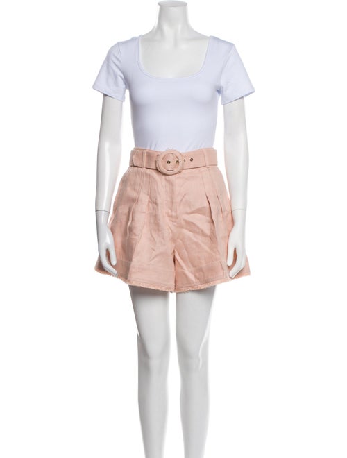 Zimmermann Linen Fringe Trim Accent Pantsuit