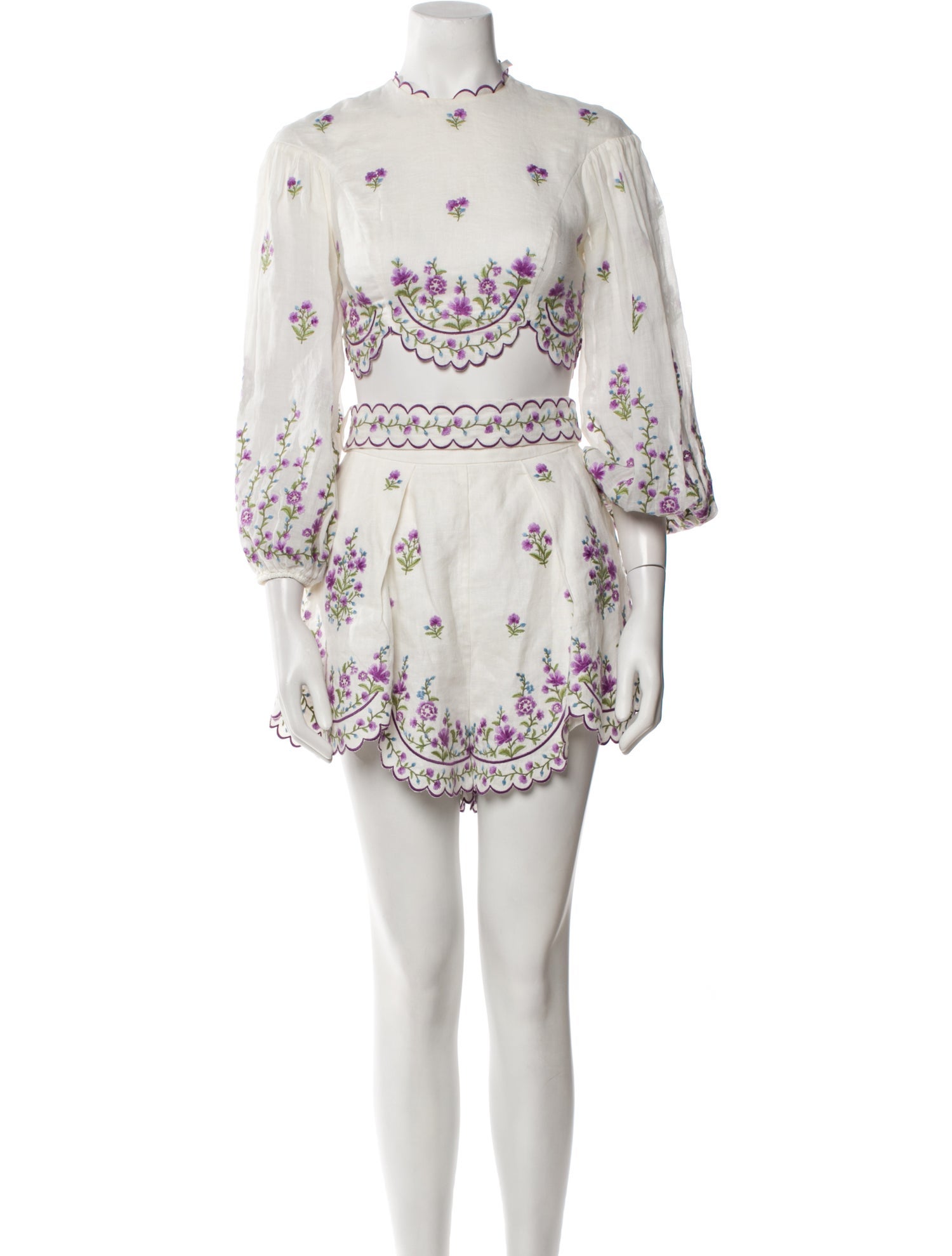 Zimmermann Linen Printed Short Set