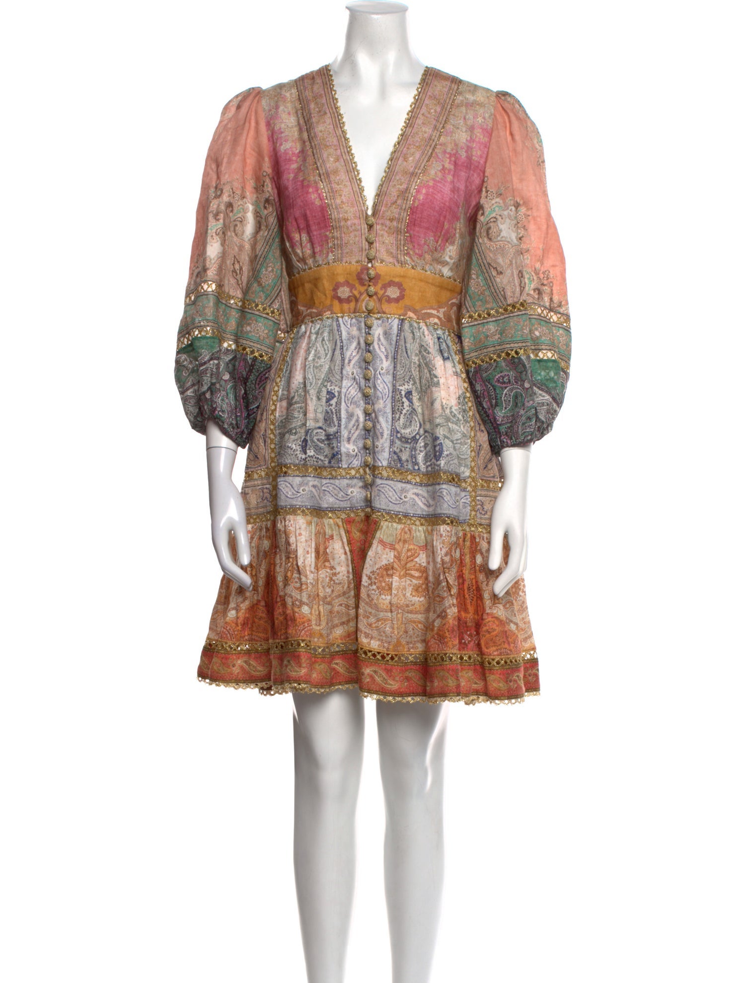Zimmermann Linen Mini Dress