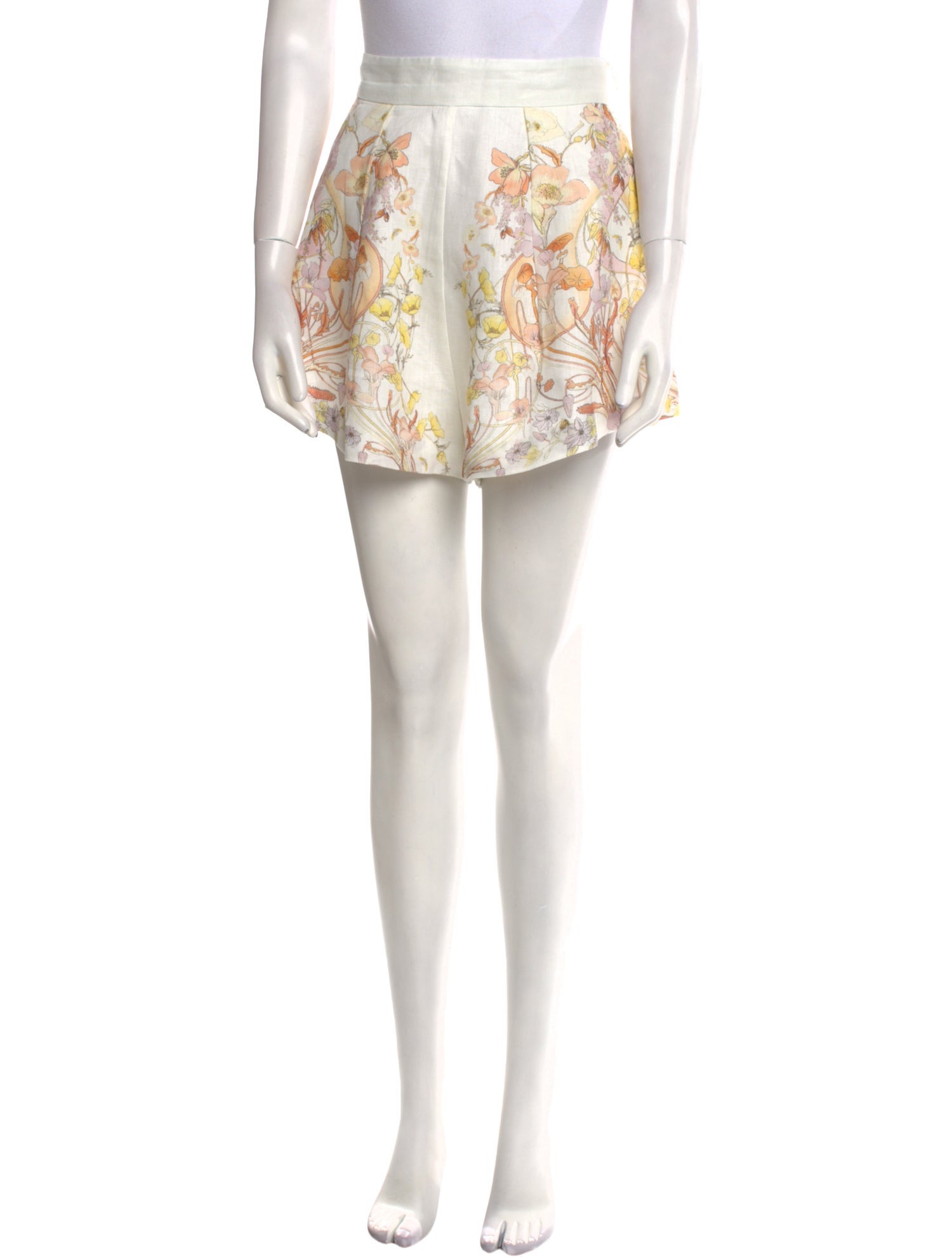 Zimmermann Linen Mini Shorts