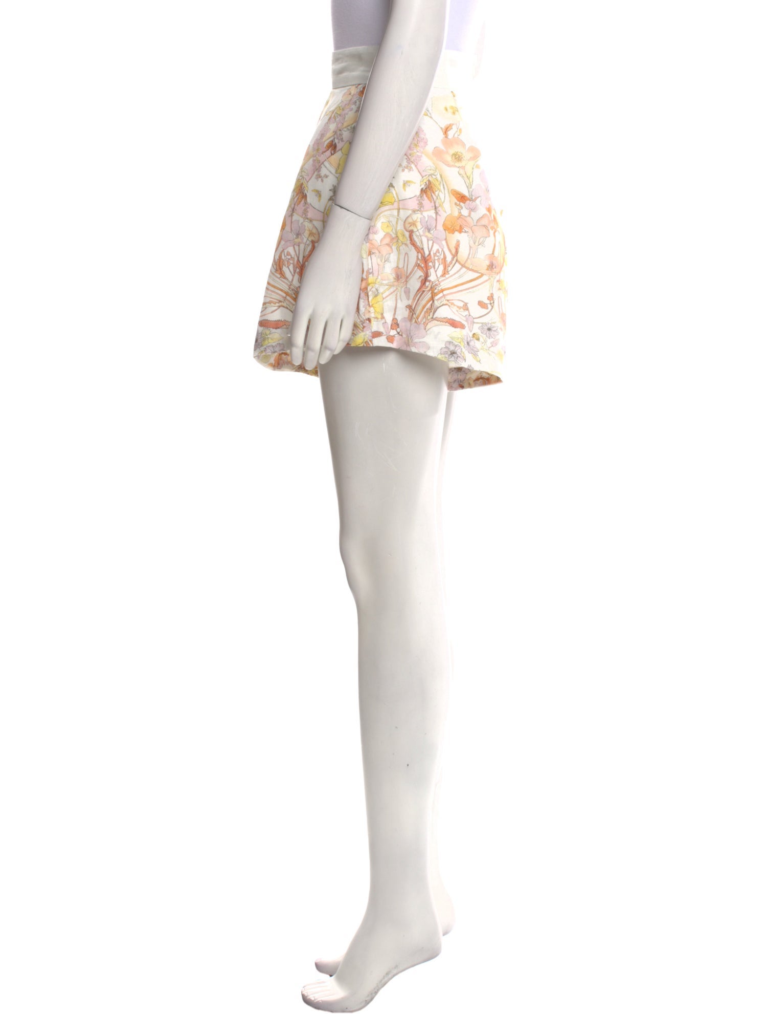 Zimmermann Linen Mini Shorts