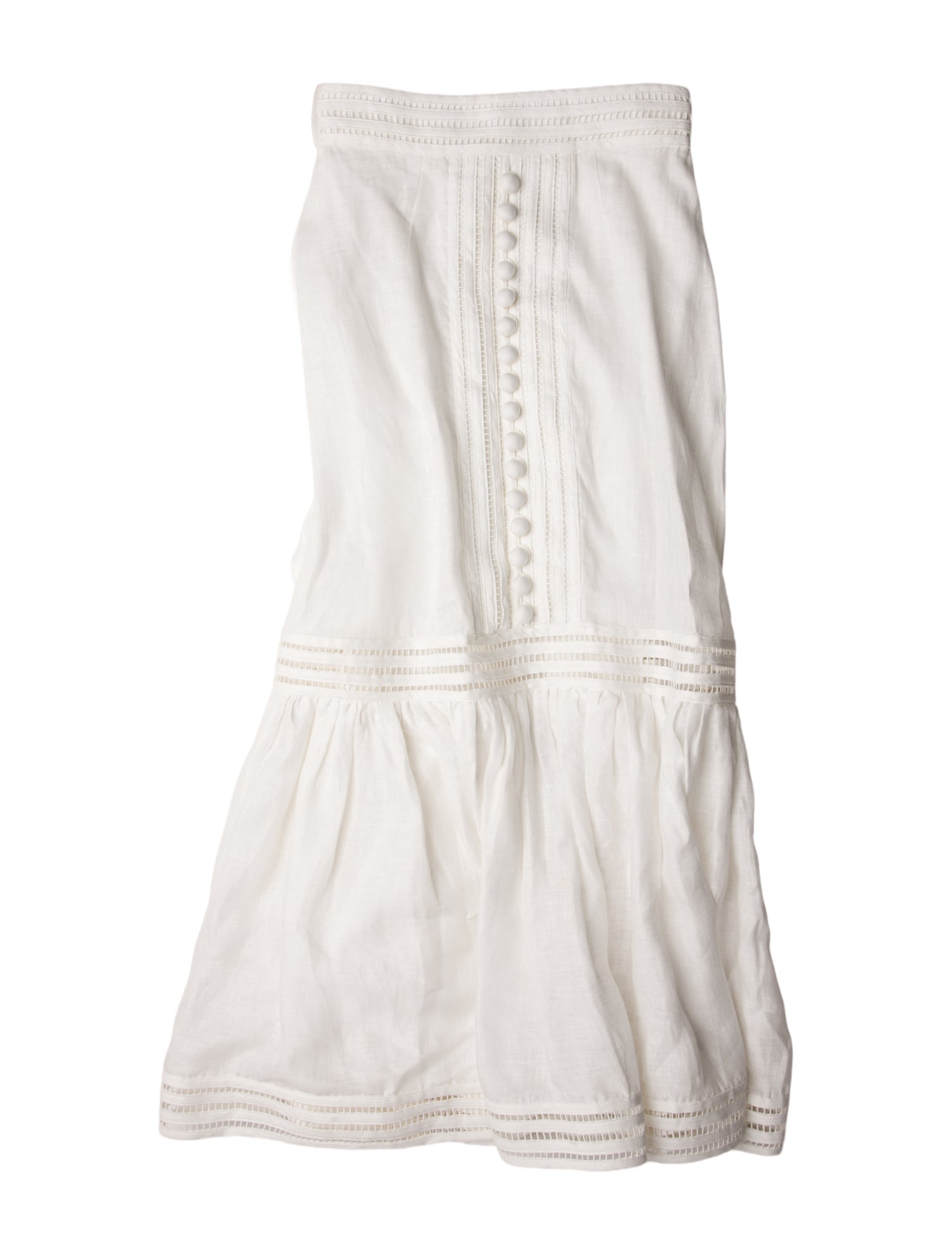 Zimmermann Linen Midi Length Skirt