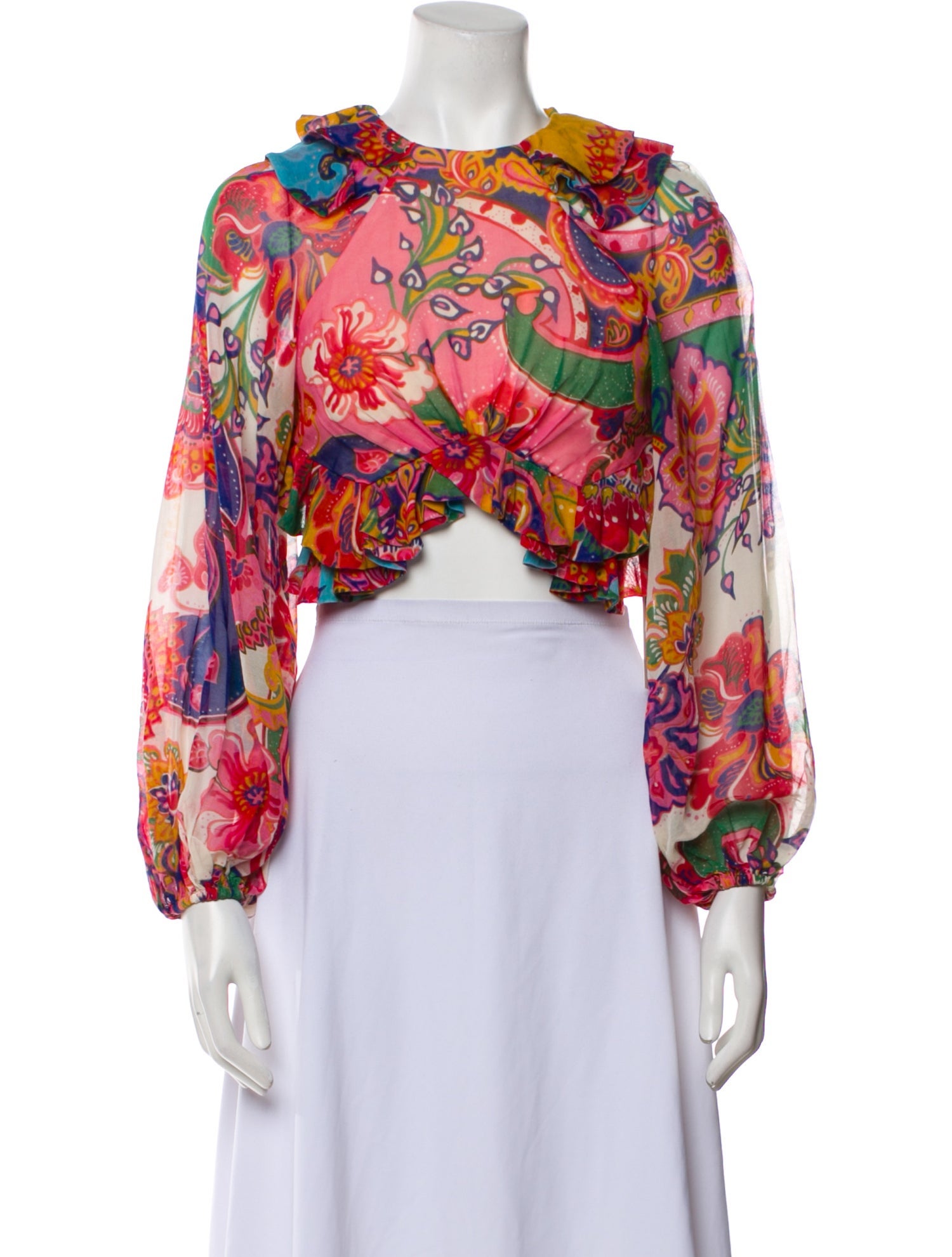 Zimmermann Floral Print Bolero