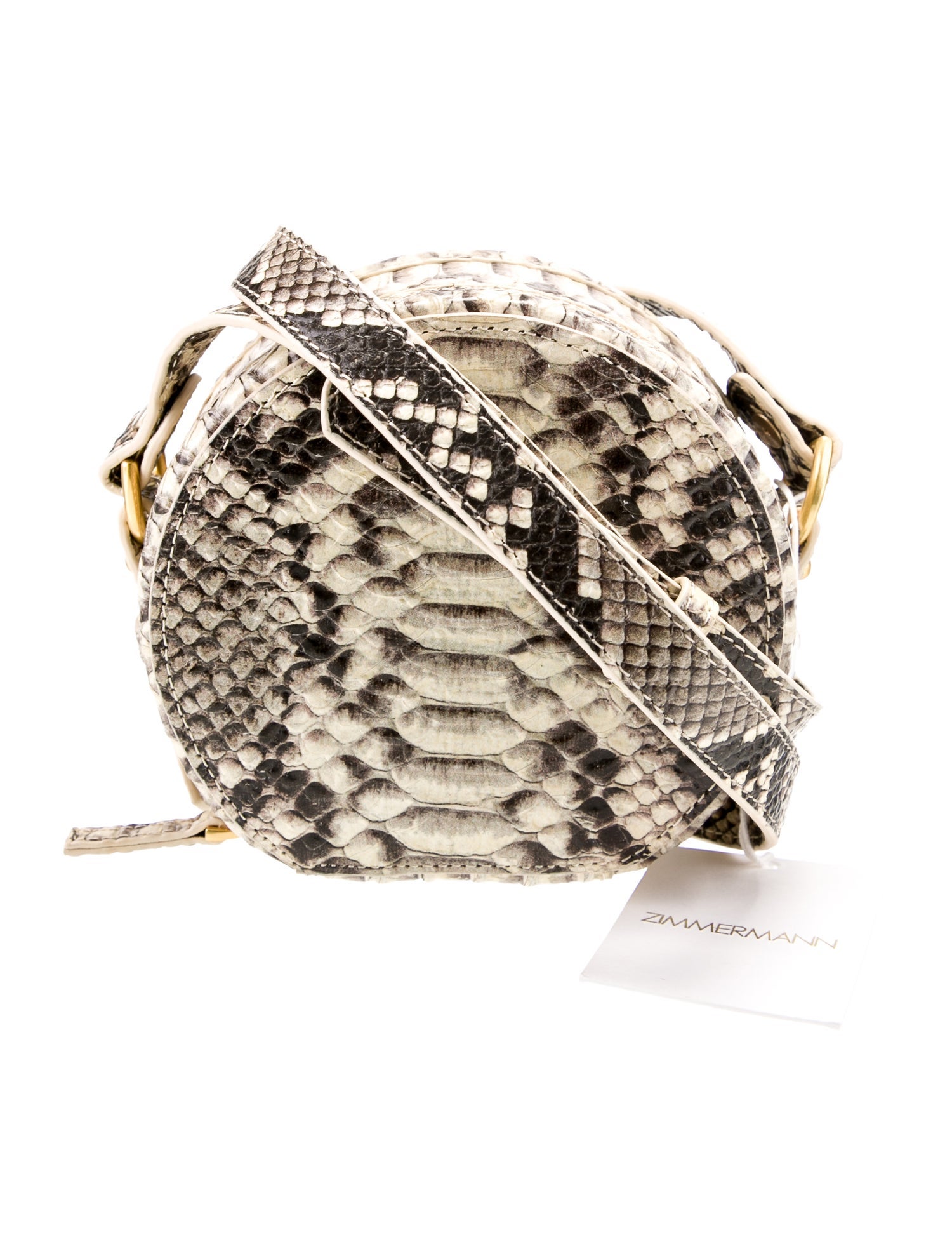 Zimmermann Embossed Leather Crossbody Bag w/ Tags