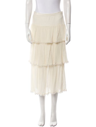 Zimmermann Silk Midi Length Skirt