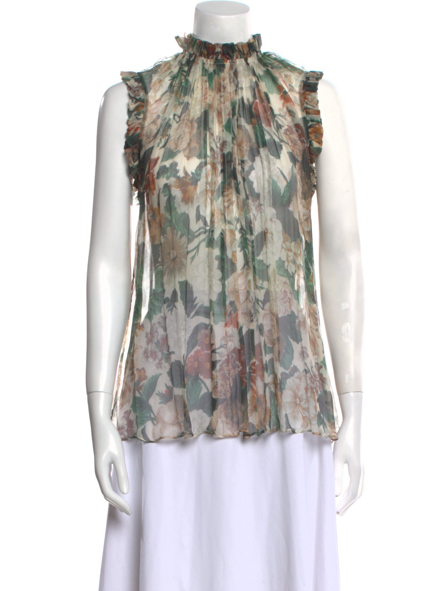Zimmermann Silk Floral Print Blouse
