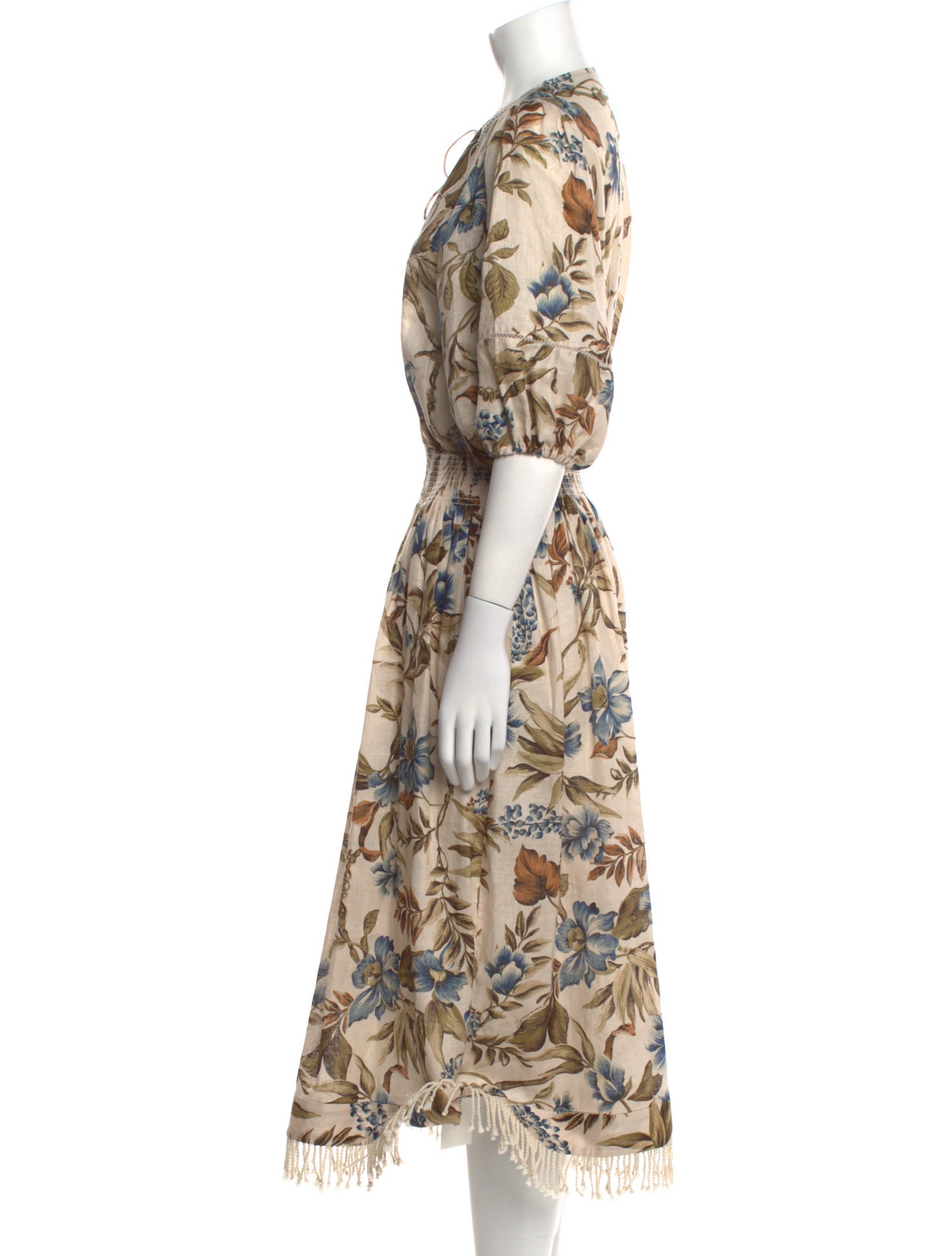 Zimmermann Linen Midi Length Dress