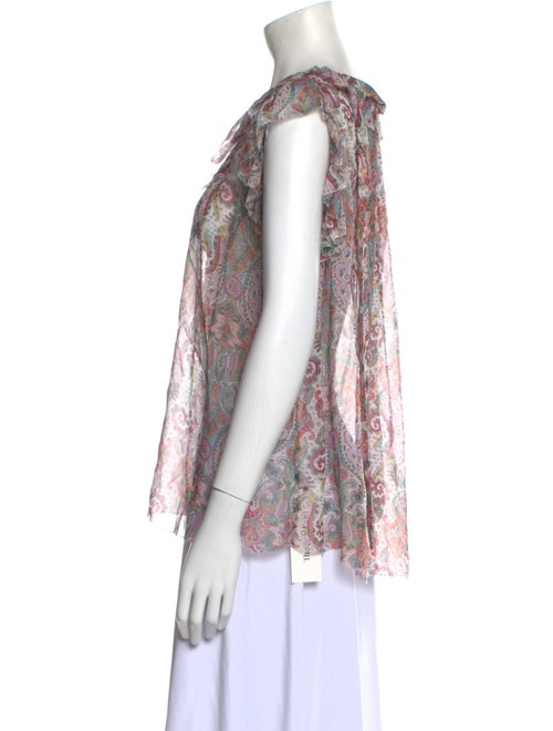 Zimmermann Silk Printed Blouse