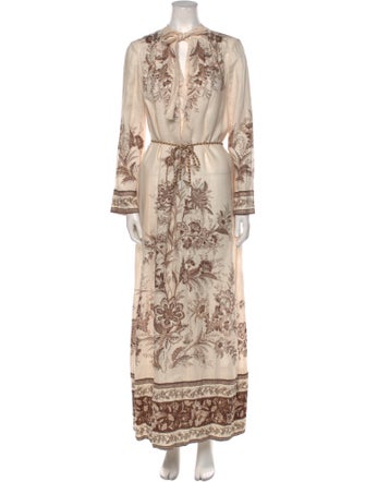 Zimmermann Printed Long Dress w/ Tags