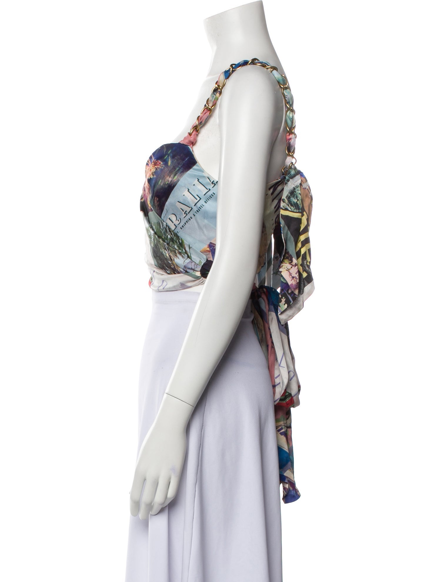 Zimmermann Silk Printed Crop Top