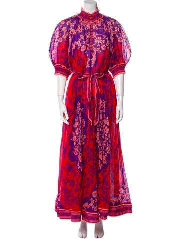 Zimmermann Dresses Floral Print Long Dress XL